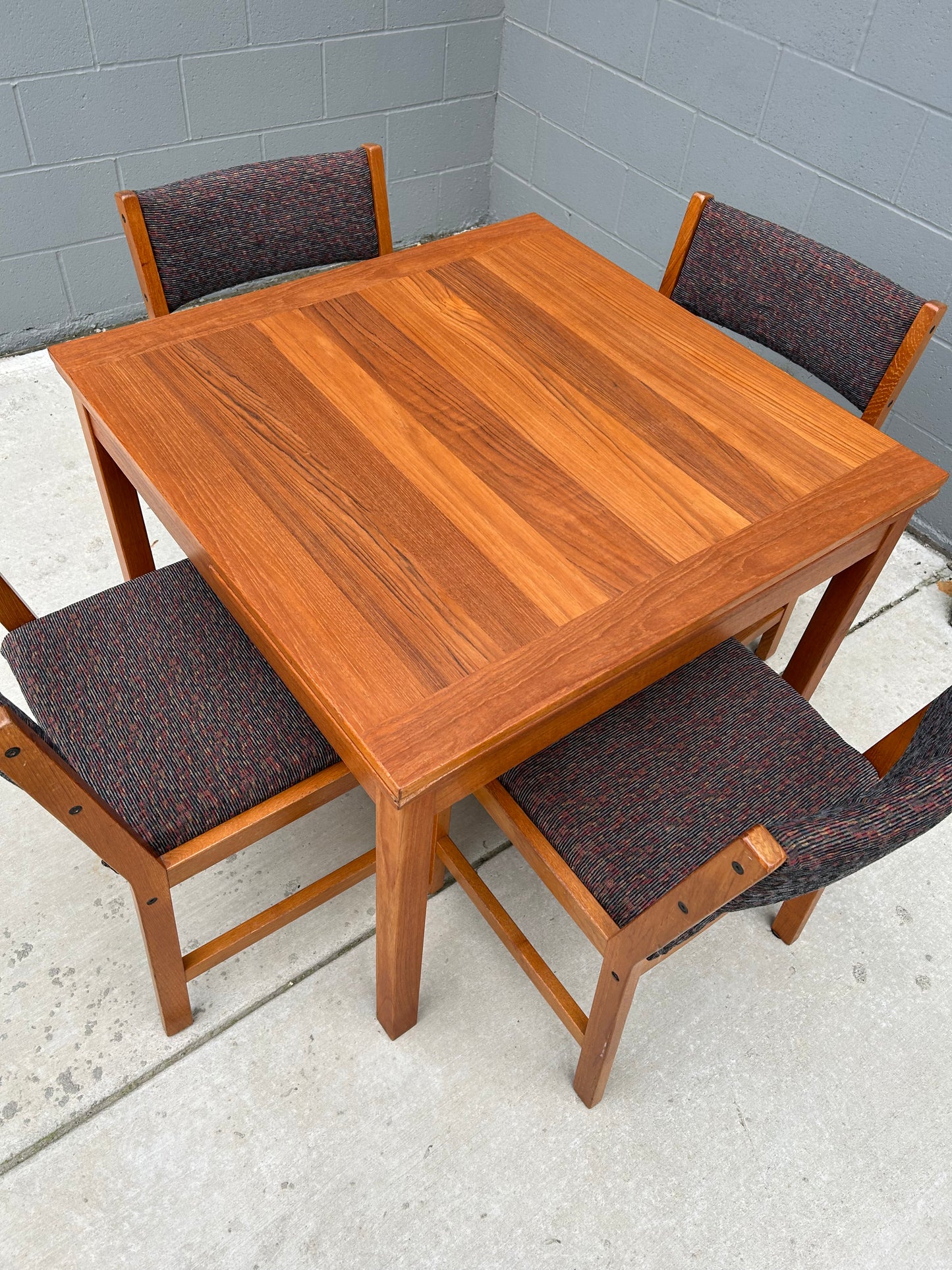 Danish Teak Petite Expandable Dining Table