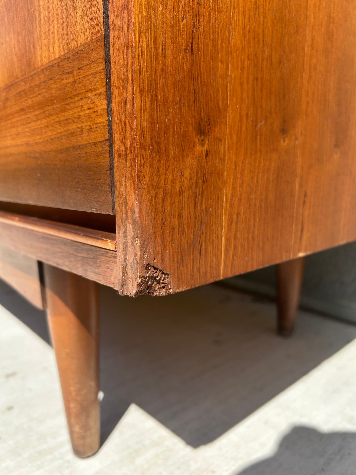 Danish Style Mid Century American Credenza Sideboard, Circa 1960s