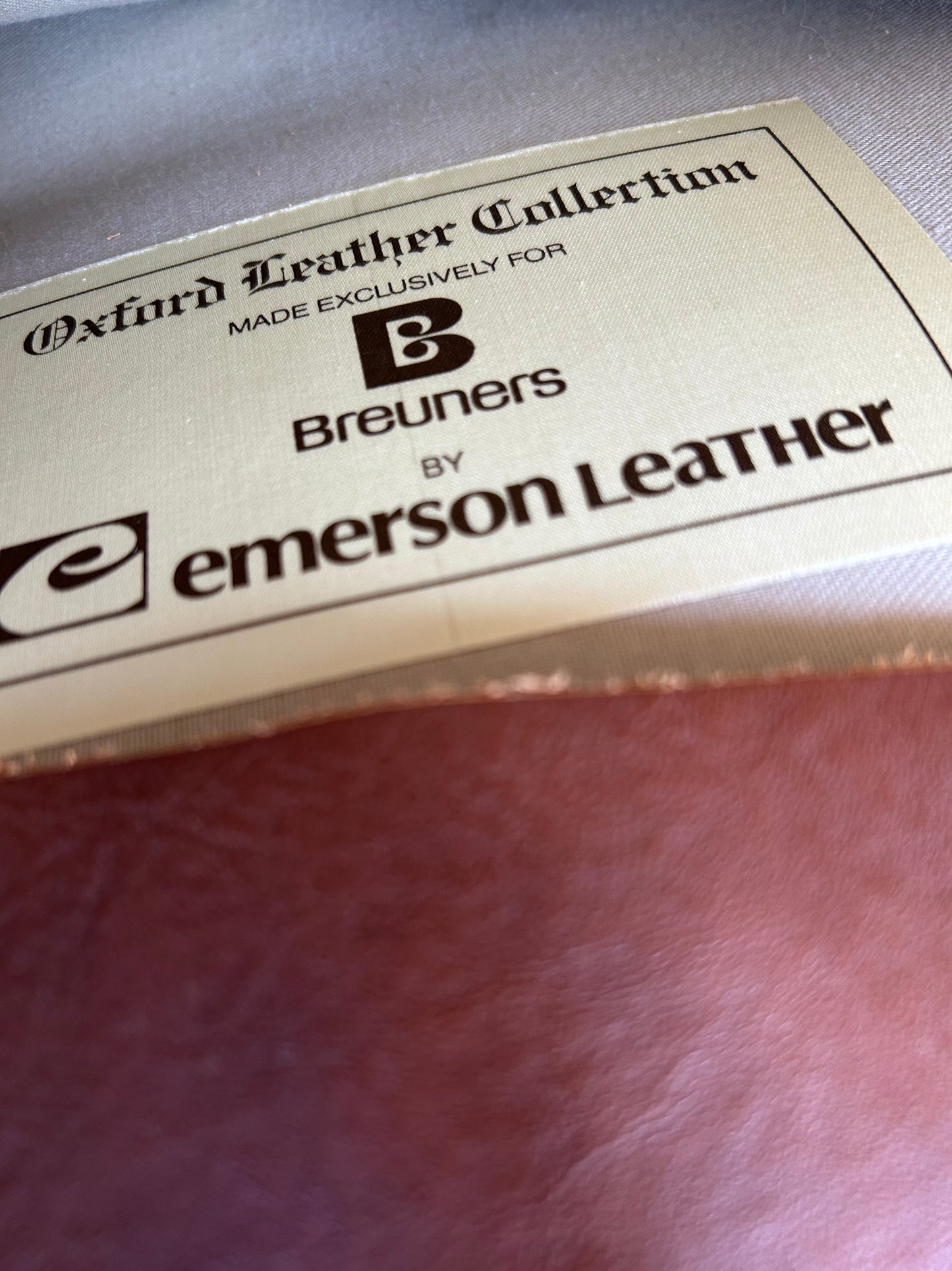 Vintage Mid-Century Modern Emerson Tan Leather Lounge Chair