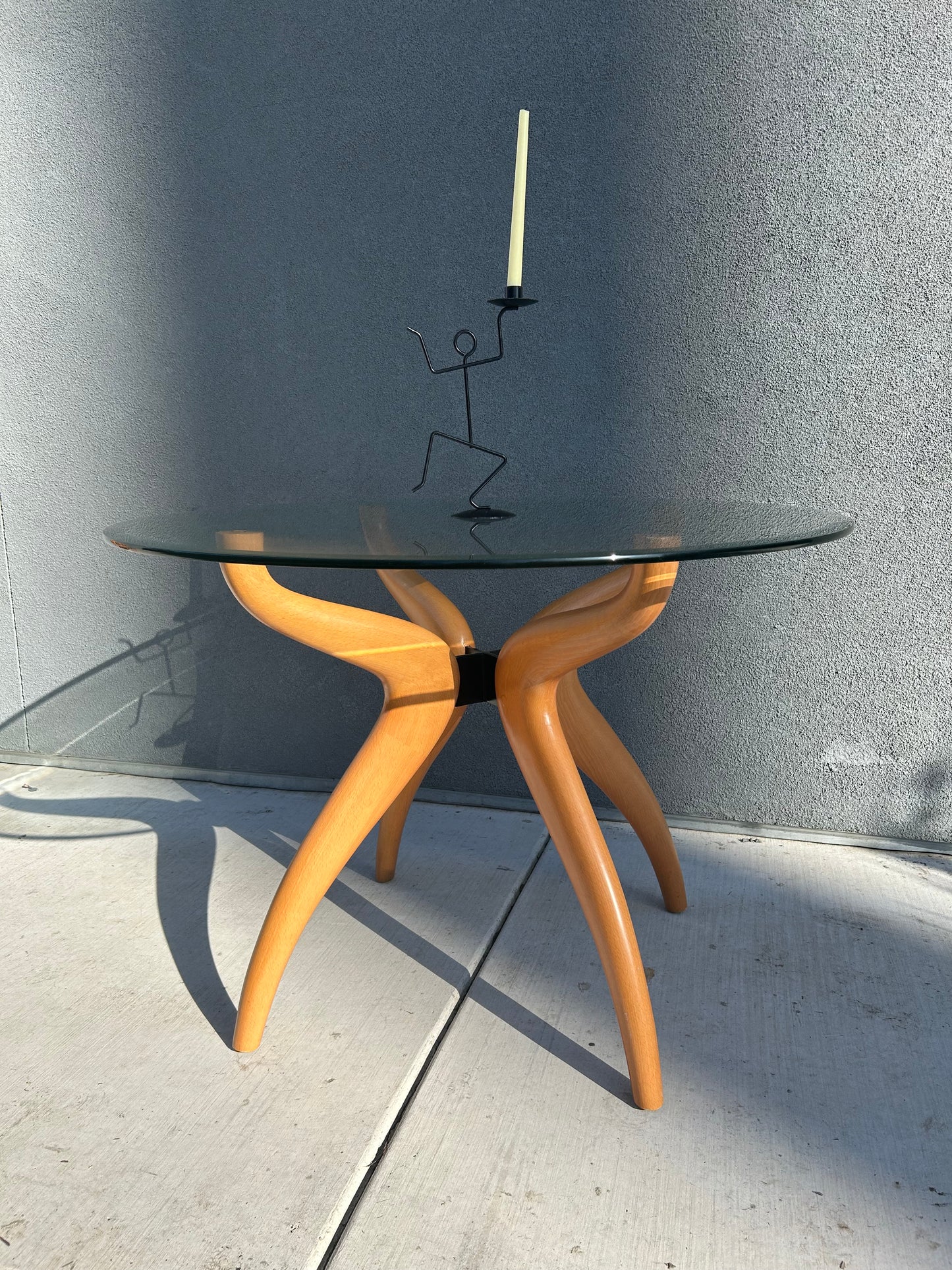 Vintage Italian Sculptural Dining Set, circa 1980s