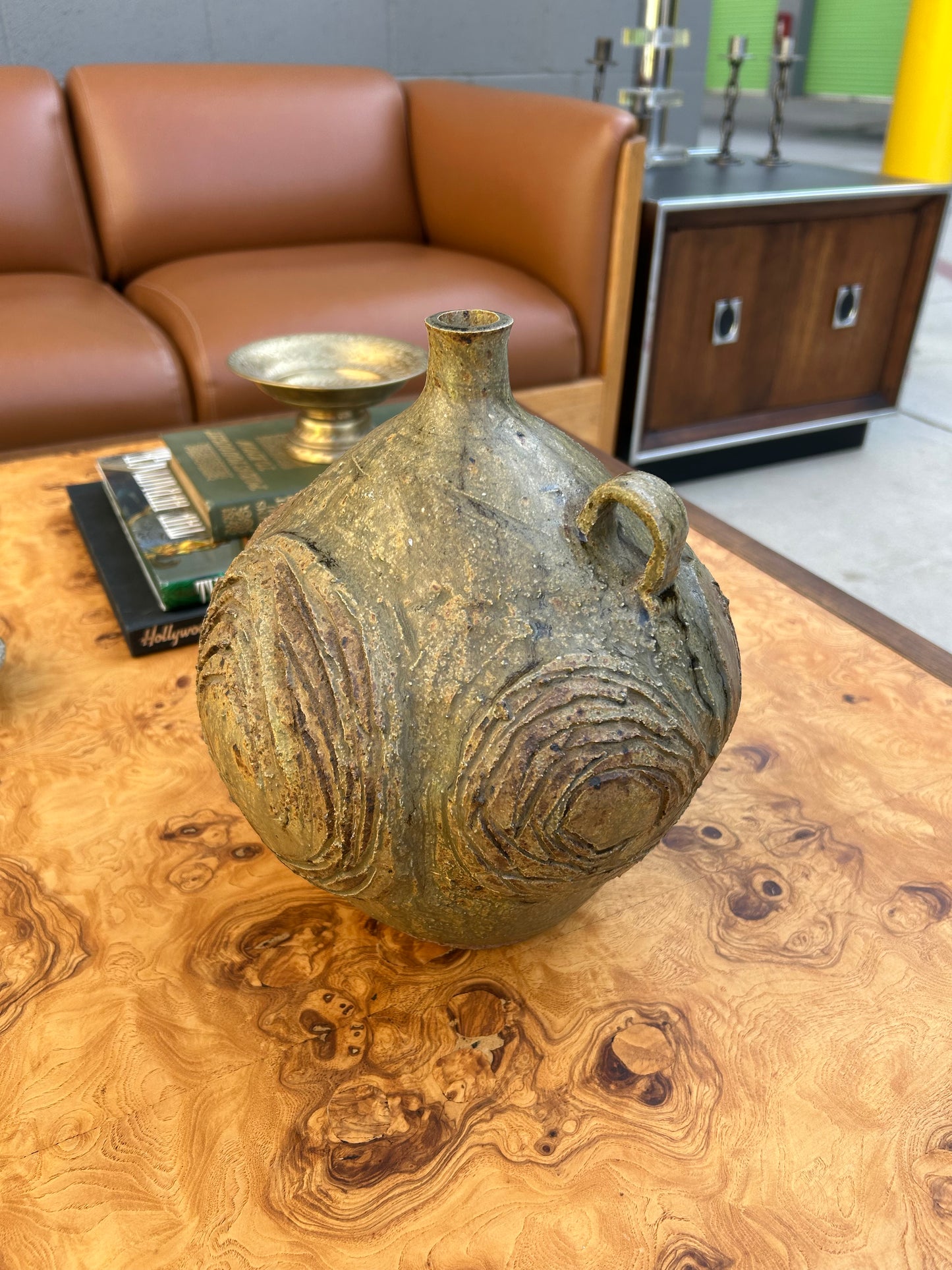 Handmade Vintage Jug Vessel, Signed by Artist