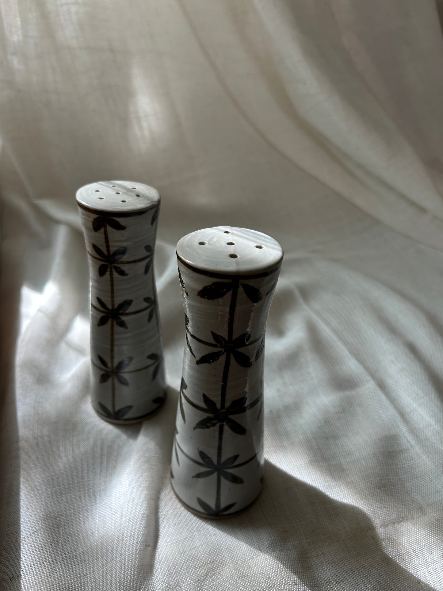 MCM Ceramic Salt and Pepper Shakers