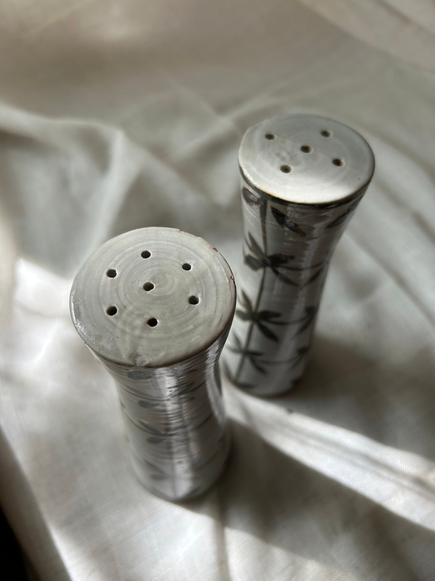 MCM Ceramic Salt and Pepper Shakers