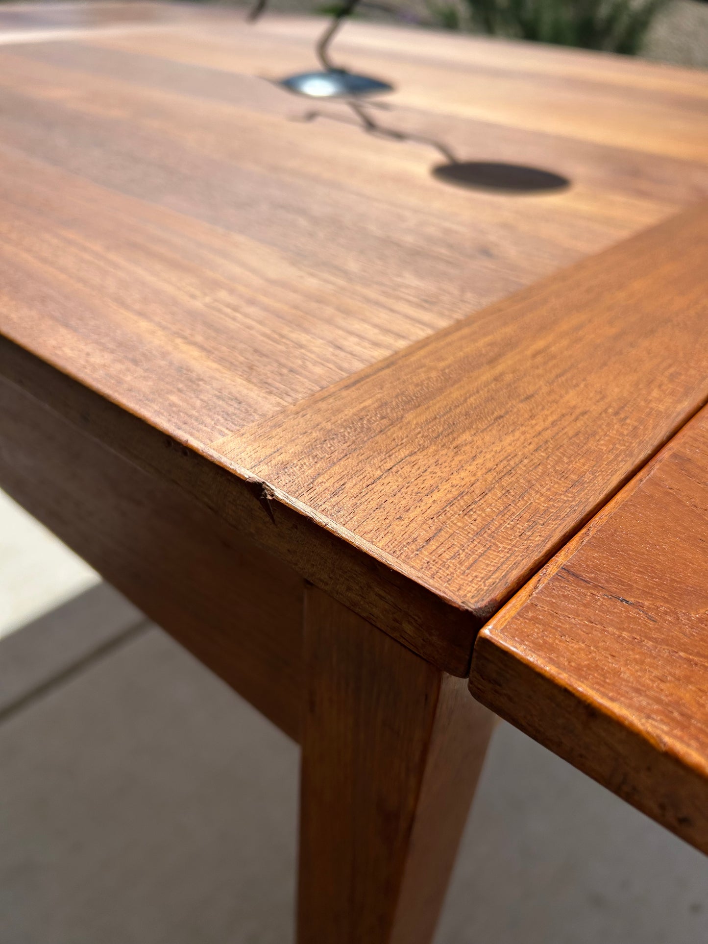 MCM Danish Teak Extendable Dining Table