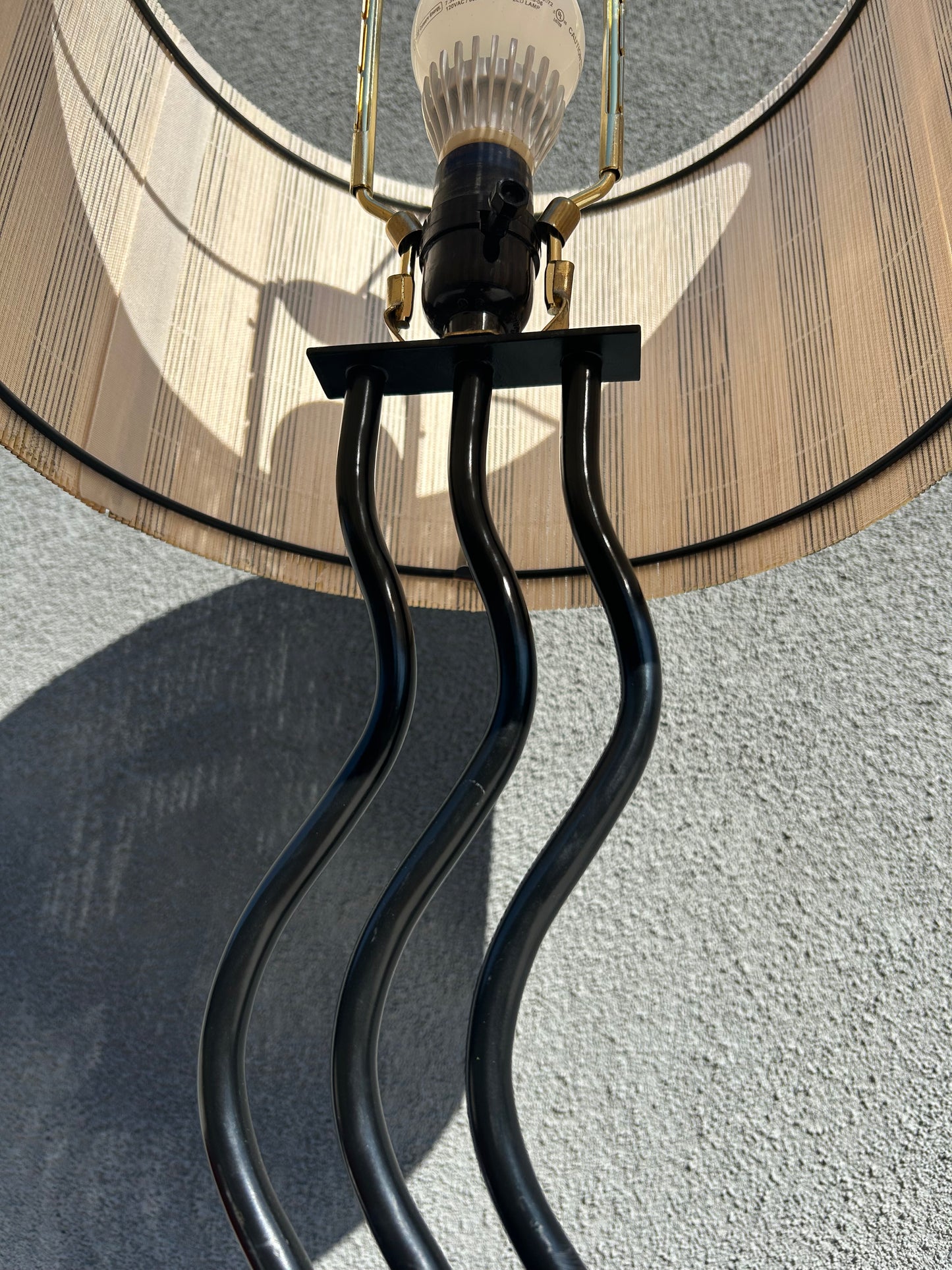 Post Modern Squiggle Table Lamp, Circa 1980s