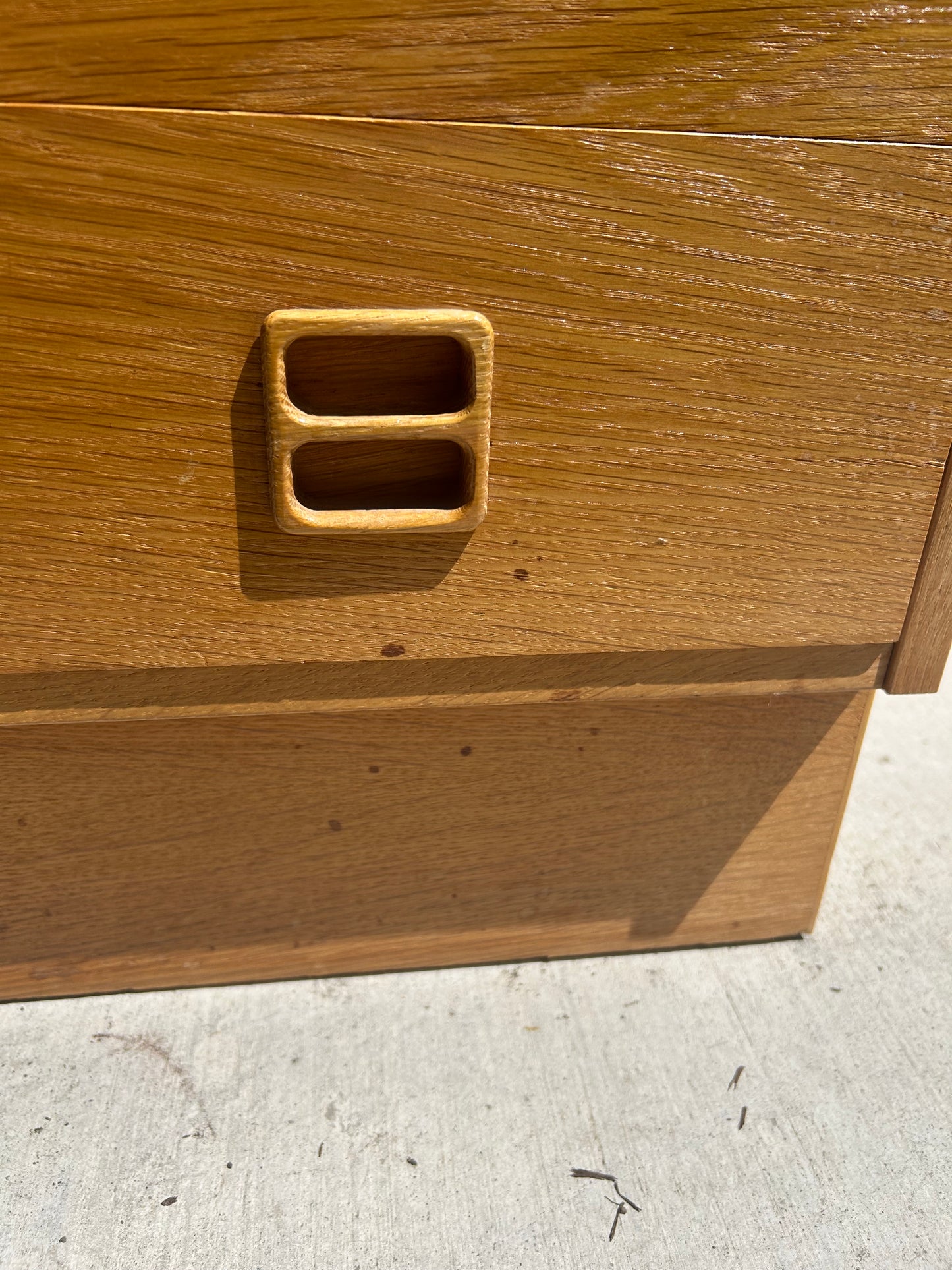 Mid-Century Modern Teak Chest of Drawers, Made in Denmark, circa 1960s