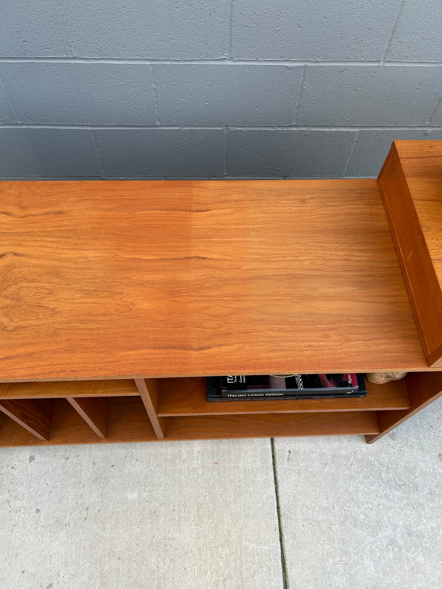 Danish Teak 3-Way Record Console/Desk, circa 1970s