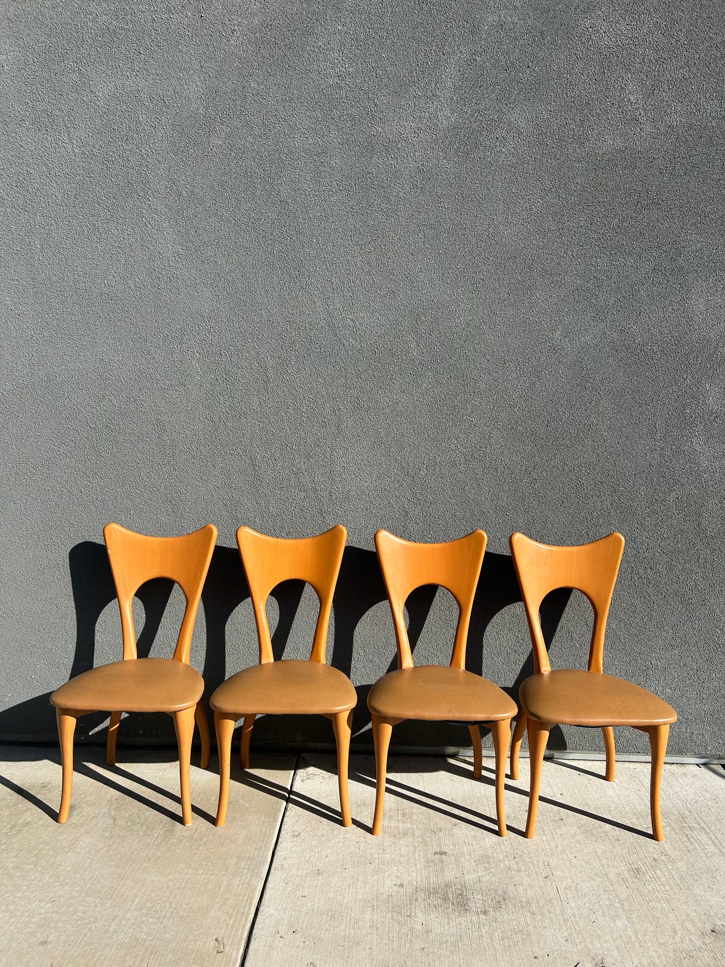 Vintage Italian Sculptural Dining Set, circa 1980s