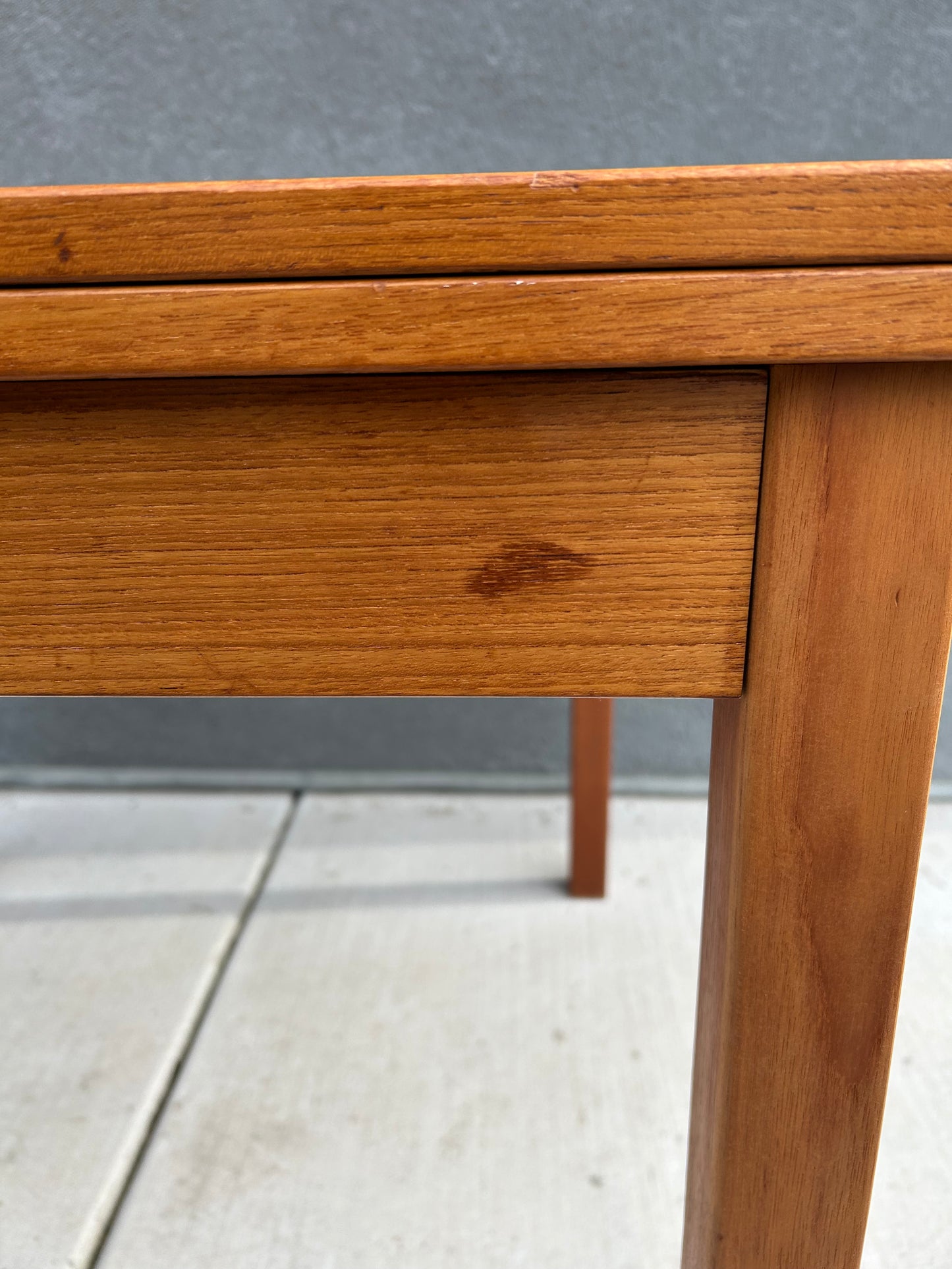 Danish Teak Petite Expandable Dining Table