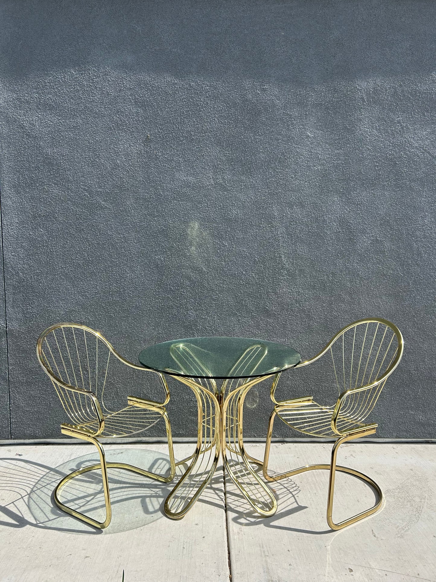 Mid-Century Modern Dining Set by Gastone Rinaldi, Circa 1970s