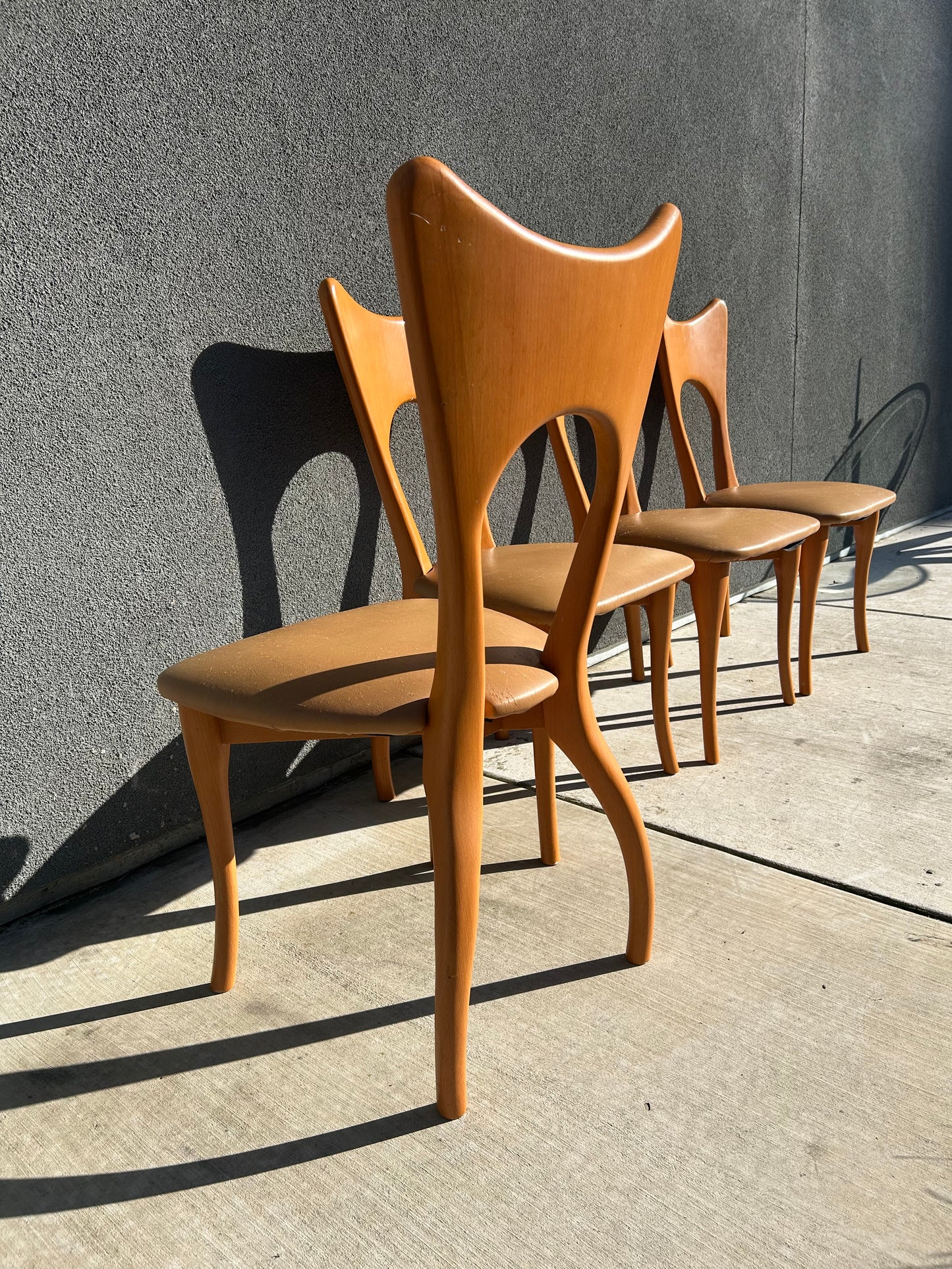 Vintage Italian Sculptural Dining Set, circa 1980s