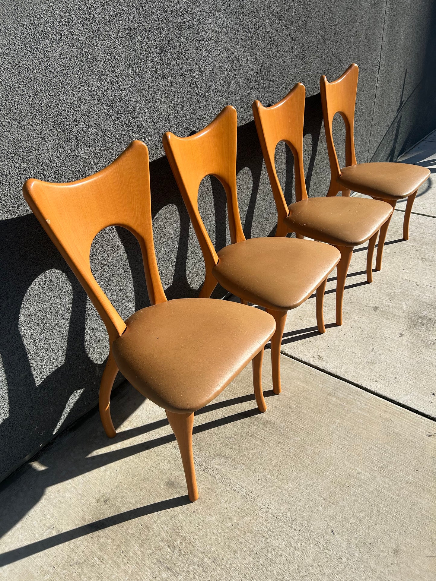 Vintage Italian Sculptural Dining Set, circa 1980s