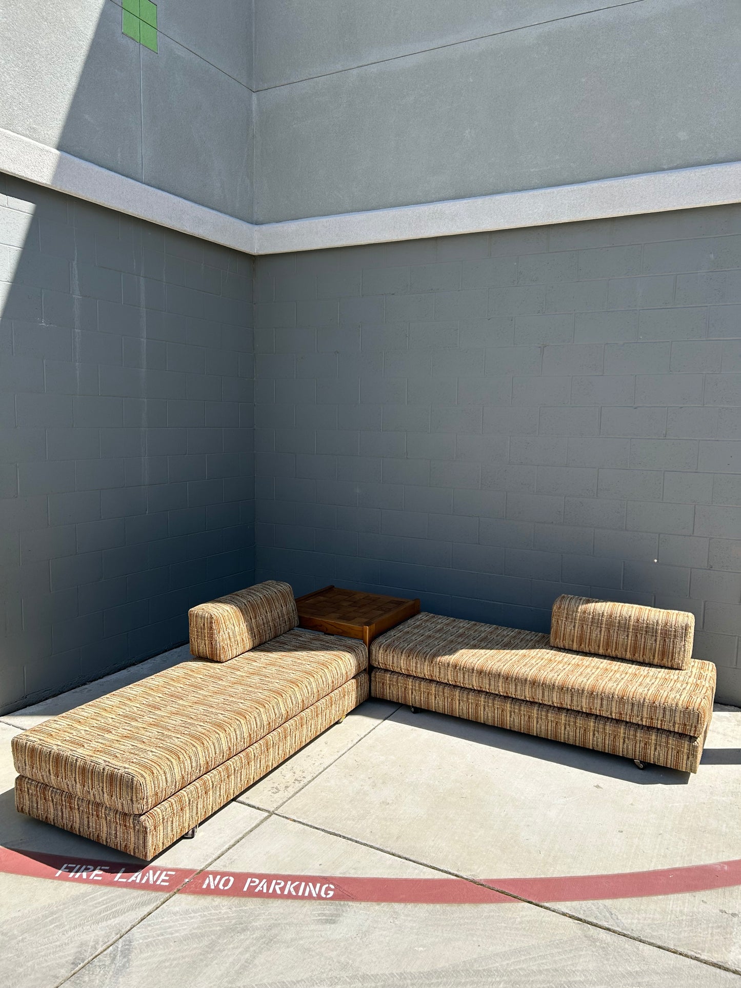 Mid-Century Modular L-Shaped Sofa or Daybeds, Circa 1960s