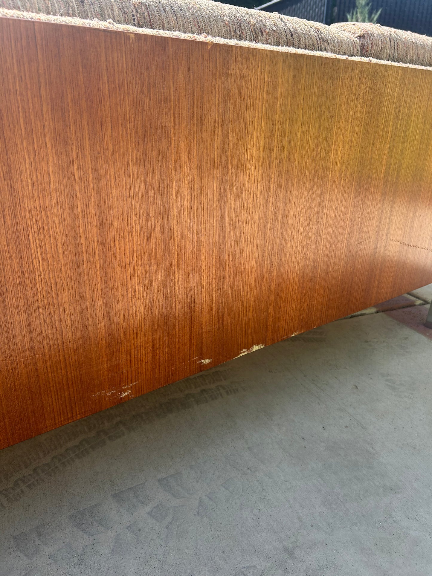 Rare Danish Teak Cased 3 Seater Sofa by Komfort, Circa 1960s