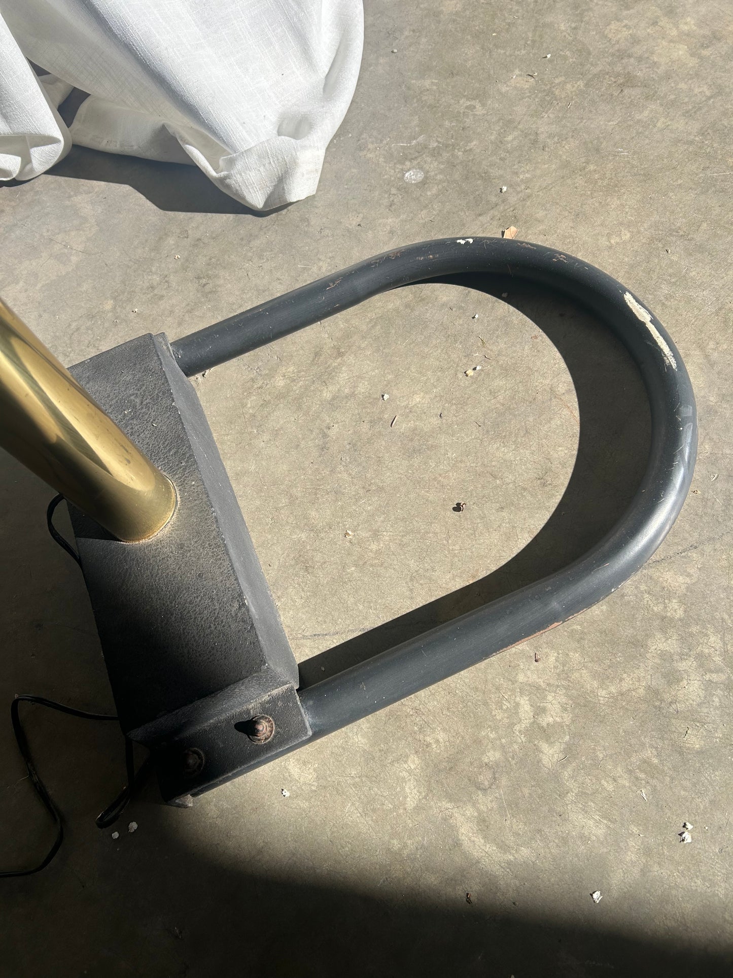 Mid Century Modern Brass 5-Arm Dimmer Spider Floor Lamp