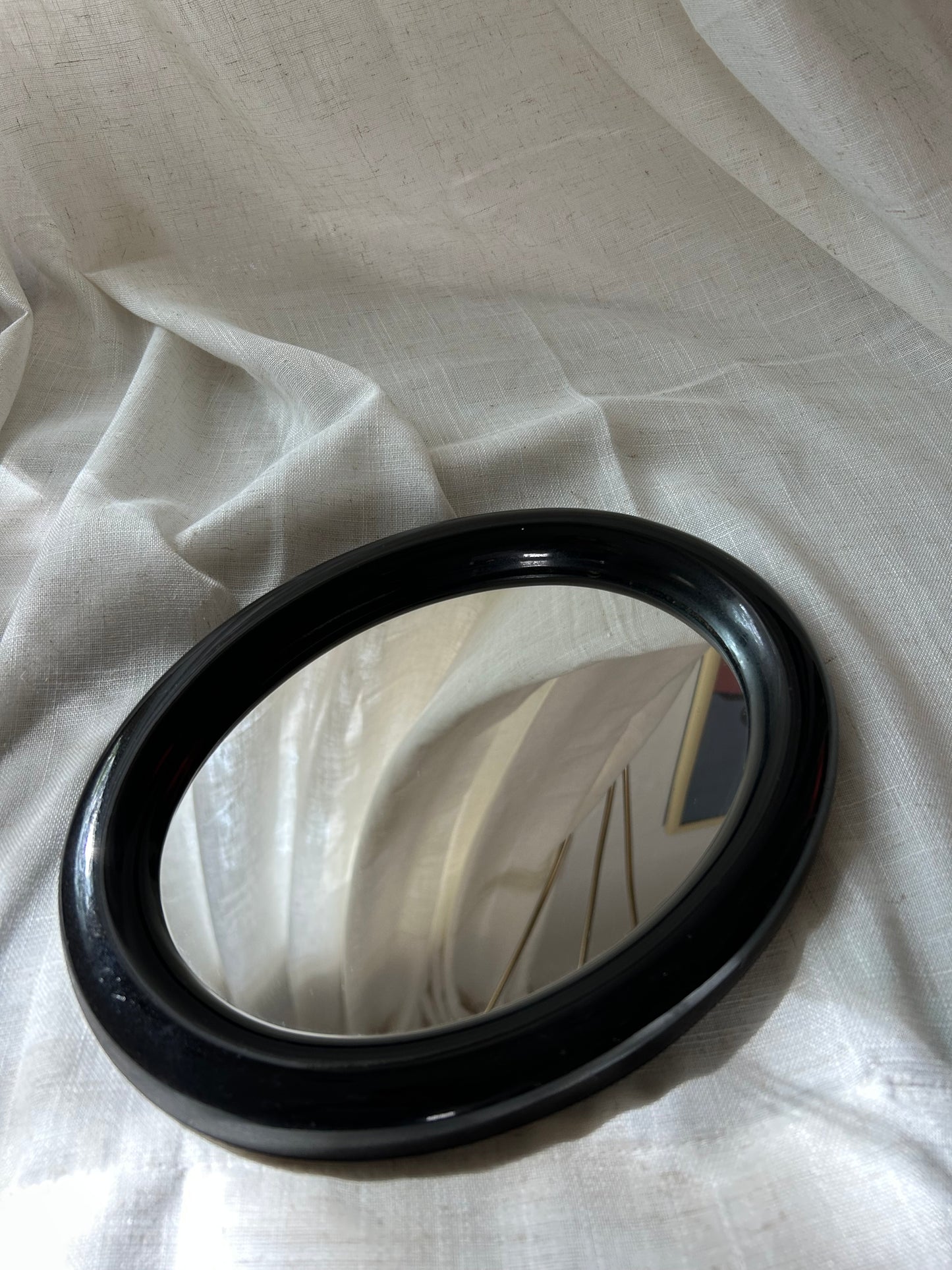 Vintage Takahashi San Francisco Oval Mirror, Made in Japan, Circa 1960s