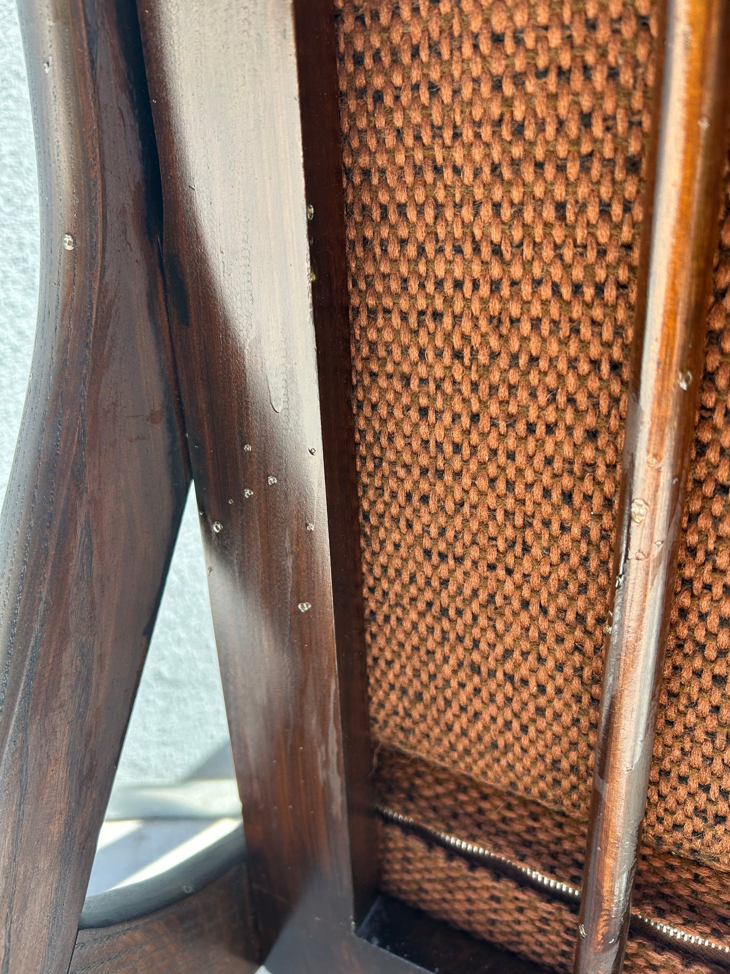 Mid Century Modern Walnut Lounge Chair, Circa 1960s