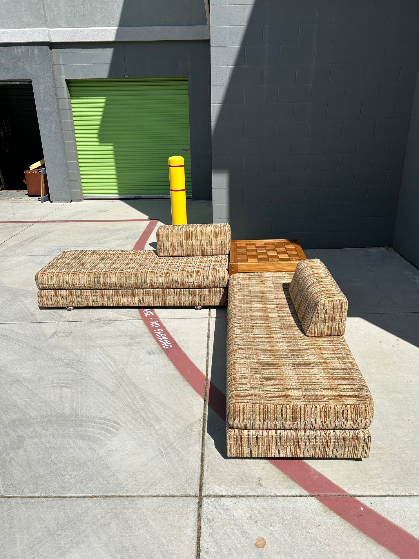 Mid-Century Modular L-Shaped Sofa or Daybeds, Circa 1960s