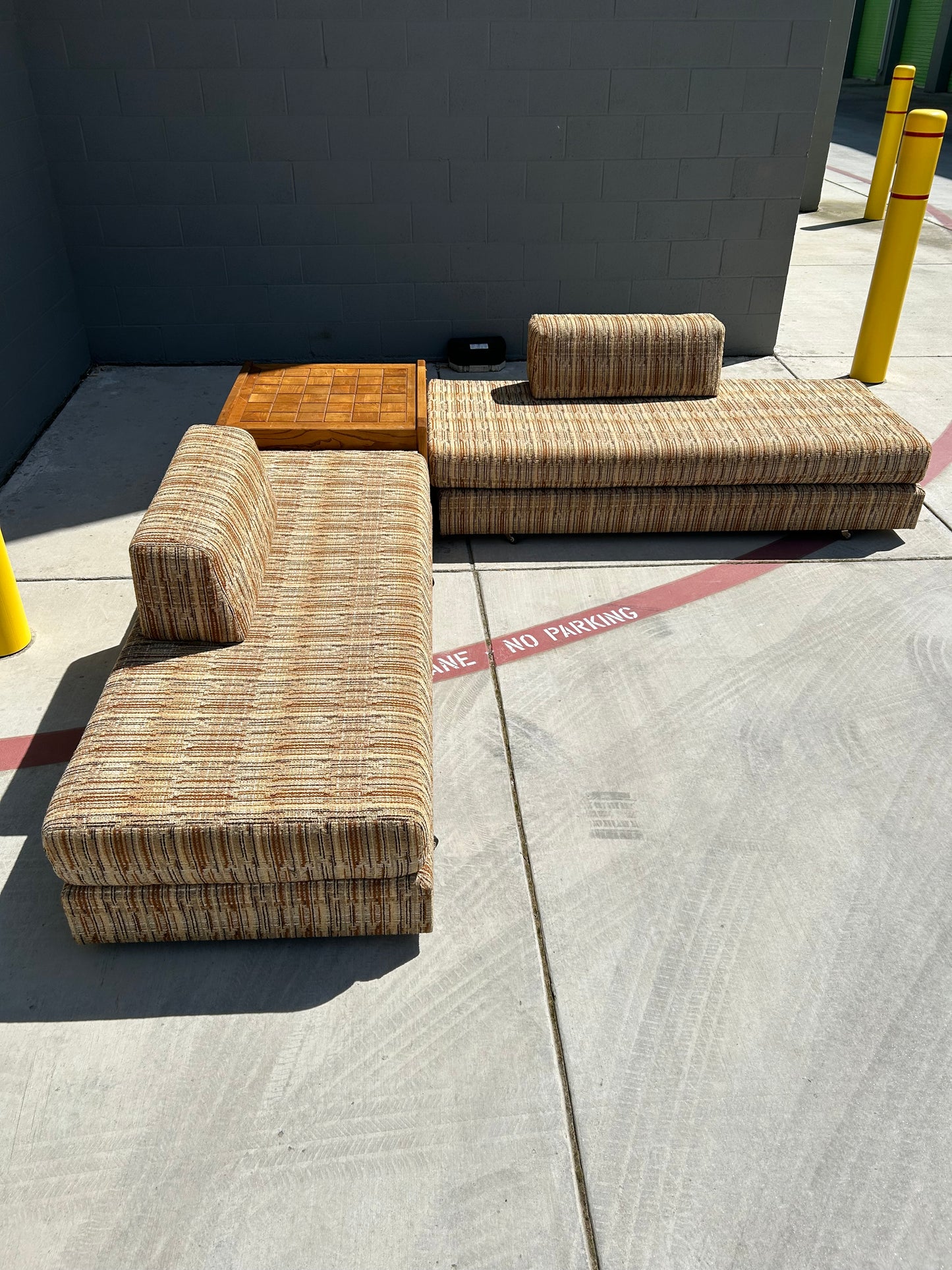 Mid-Century Modular L-Shaped Sofa or Daybeds, Circa 1960s