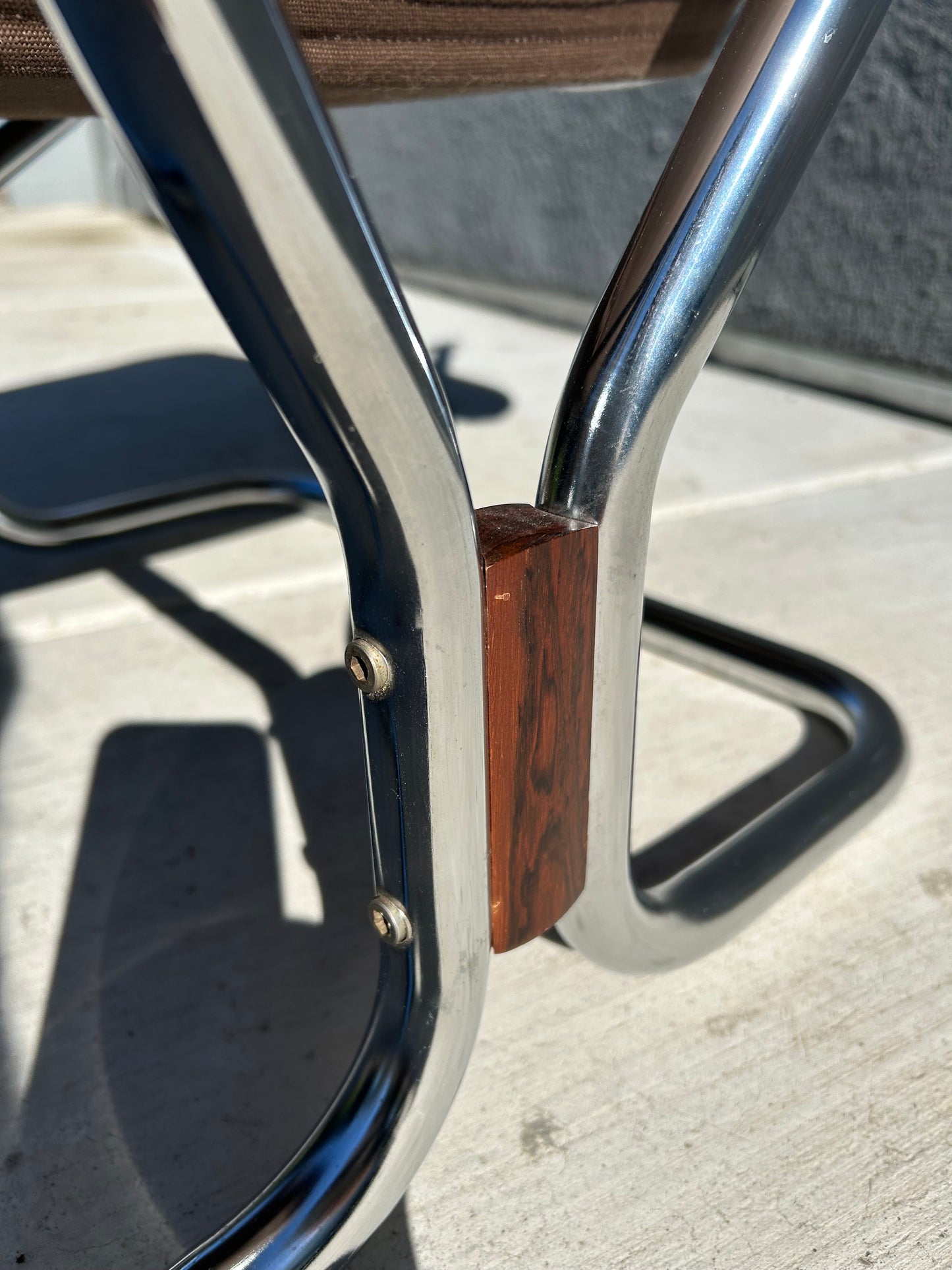 Mid Century Danish Modern Ingmar Relling Westnofa Brown Leather Lounge Chair, Circa 1960s