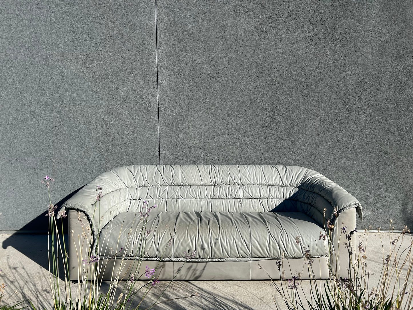 Salotti Natuzzi 3-Seater Leather Sofa