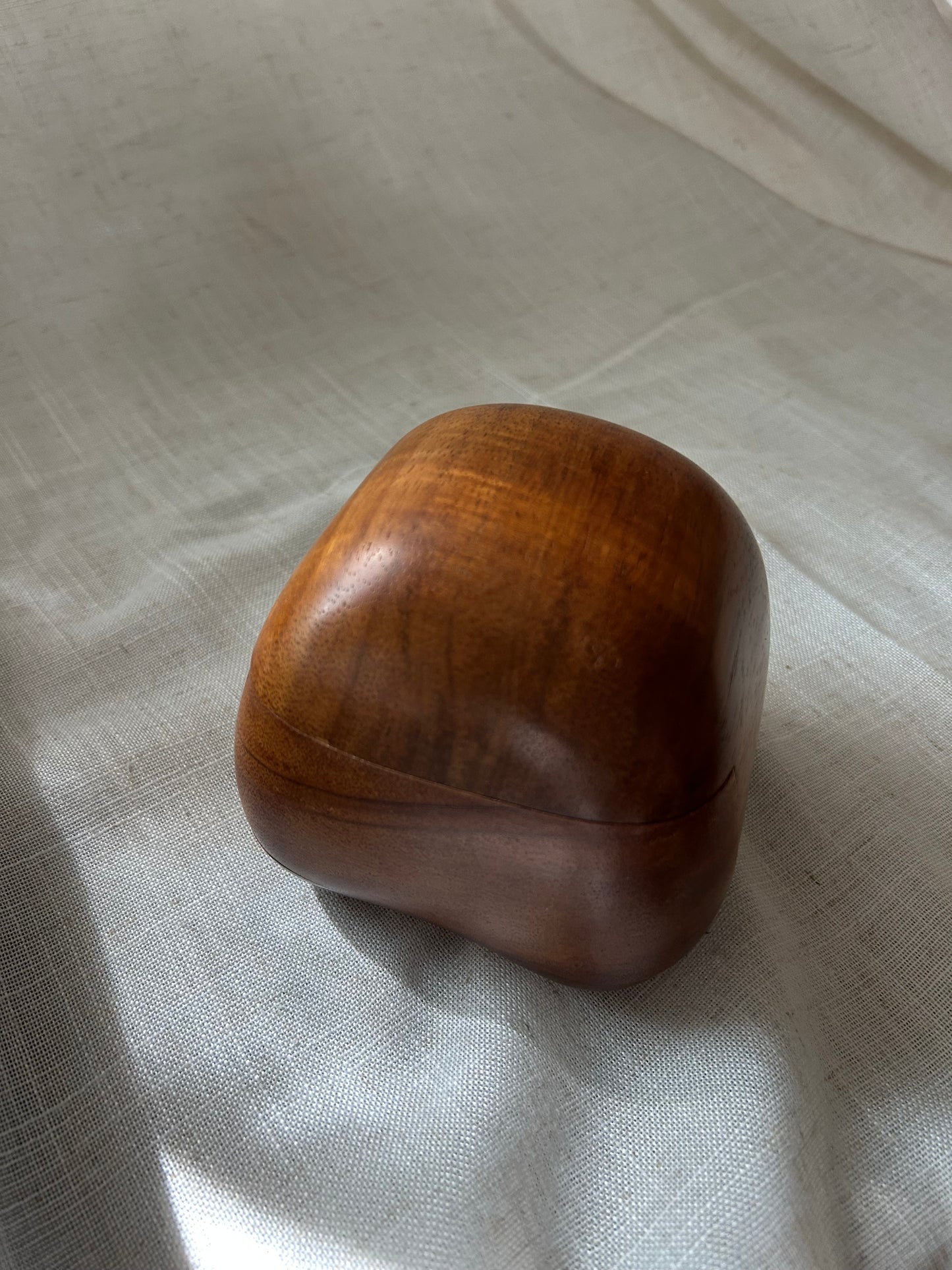 Vintage Dean Santner Wood Craft Jewelry Box, Made in California