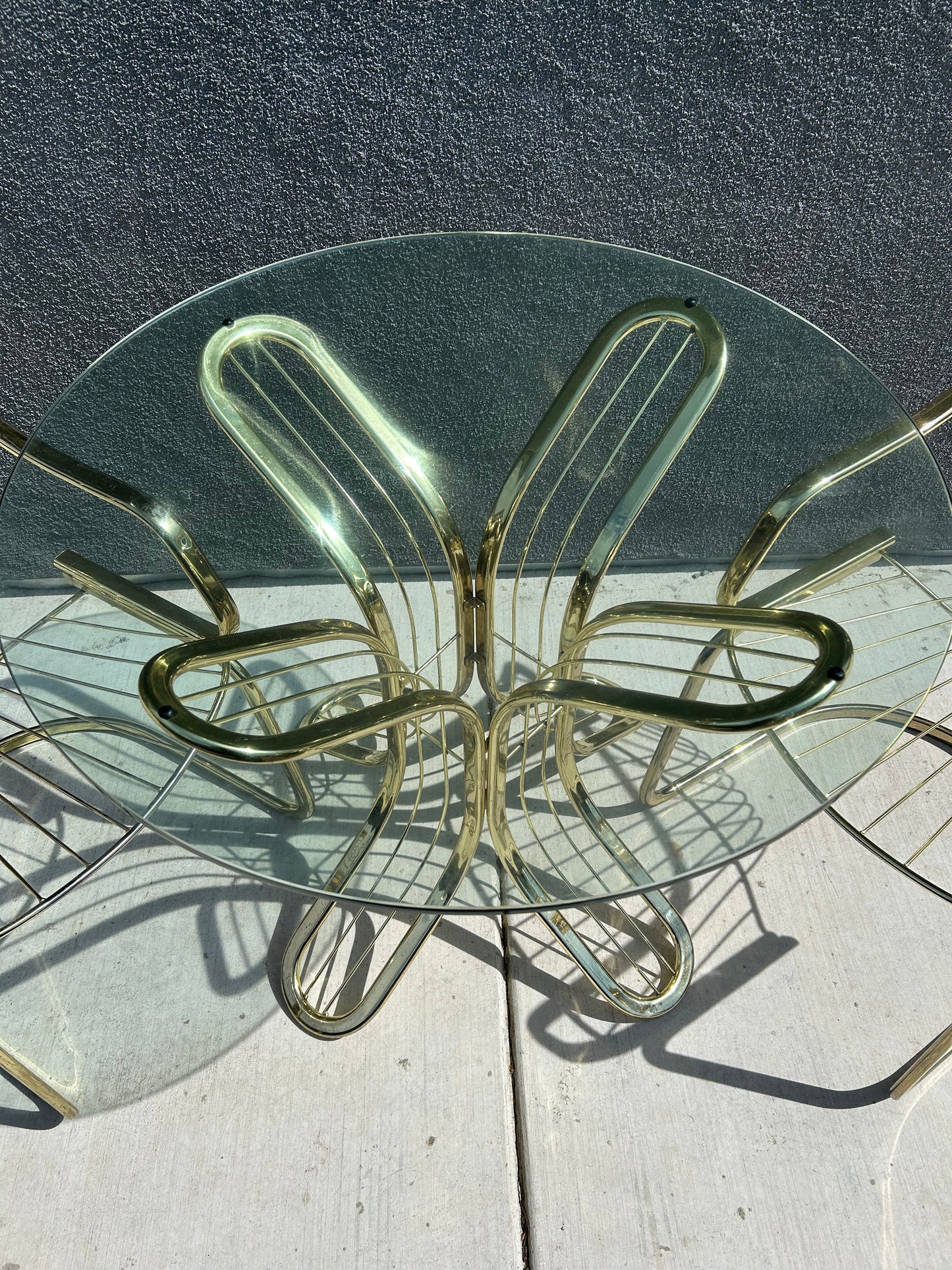 Mid-Century Modern Dining Set by Gastone Rinaldi, Circa 1970s