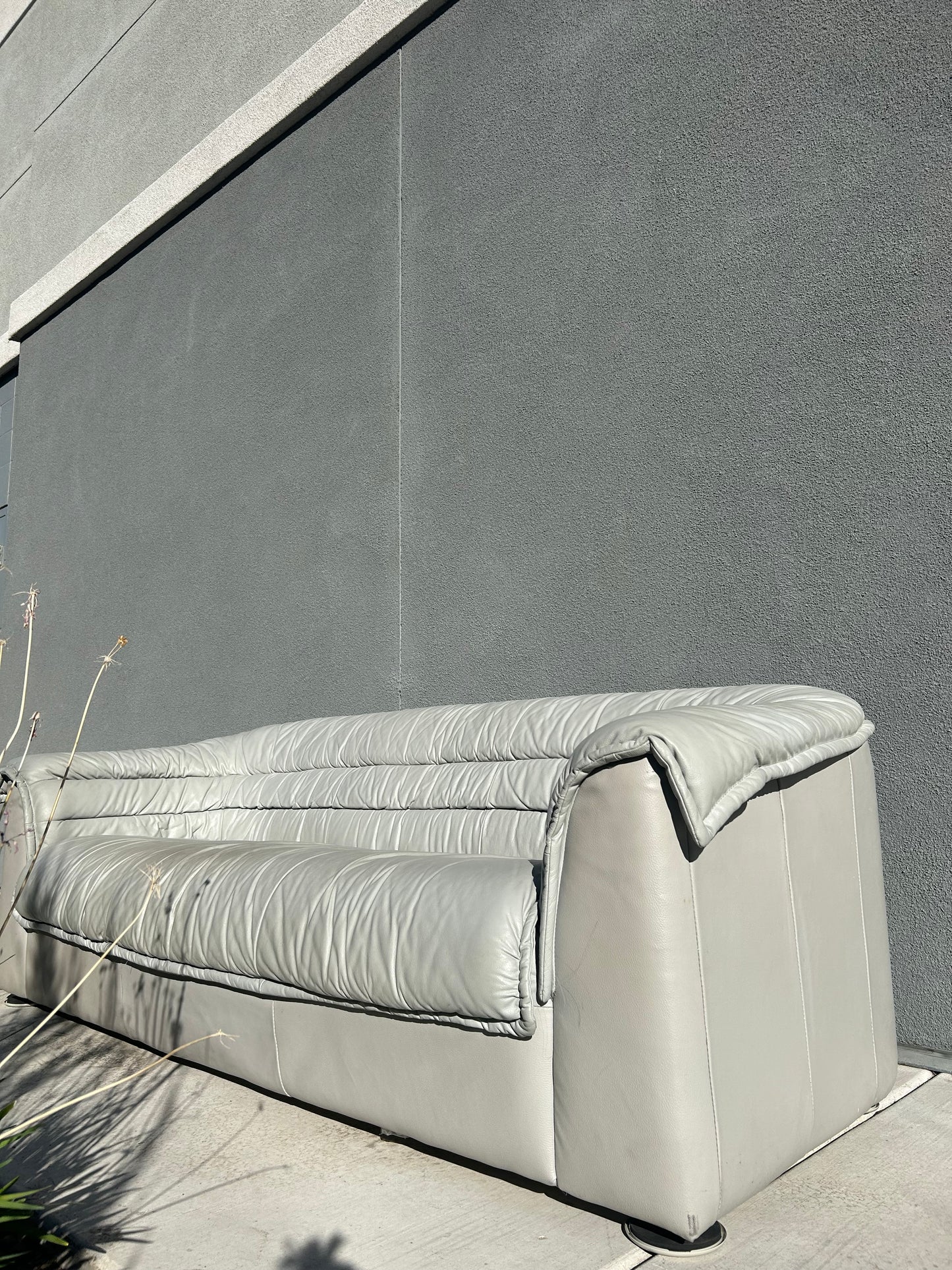 Salotti Natuzzi 3-Seater Leather Sofa