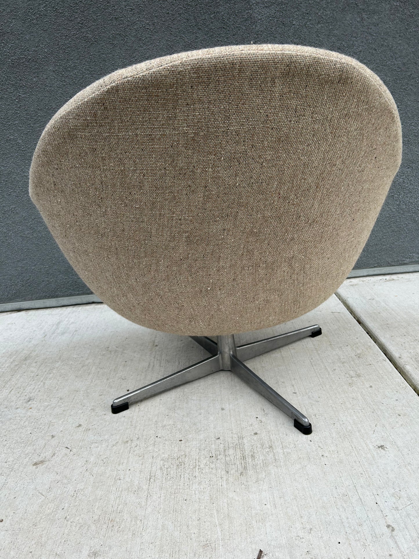 Carl Eric Klote Overman Pod Swivel Egg Chair, Circa 1960