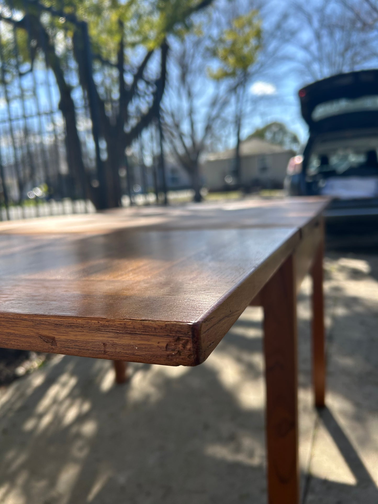 Danish Teak Petite Expandable Dining Table