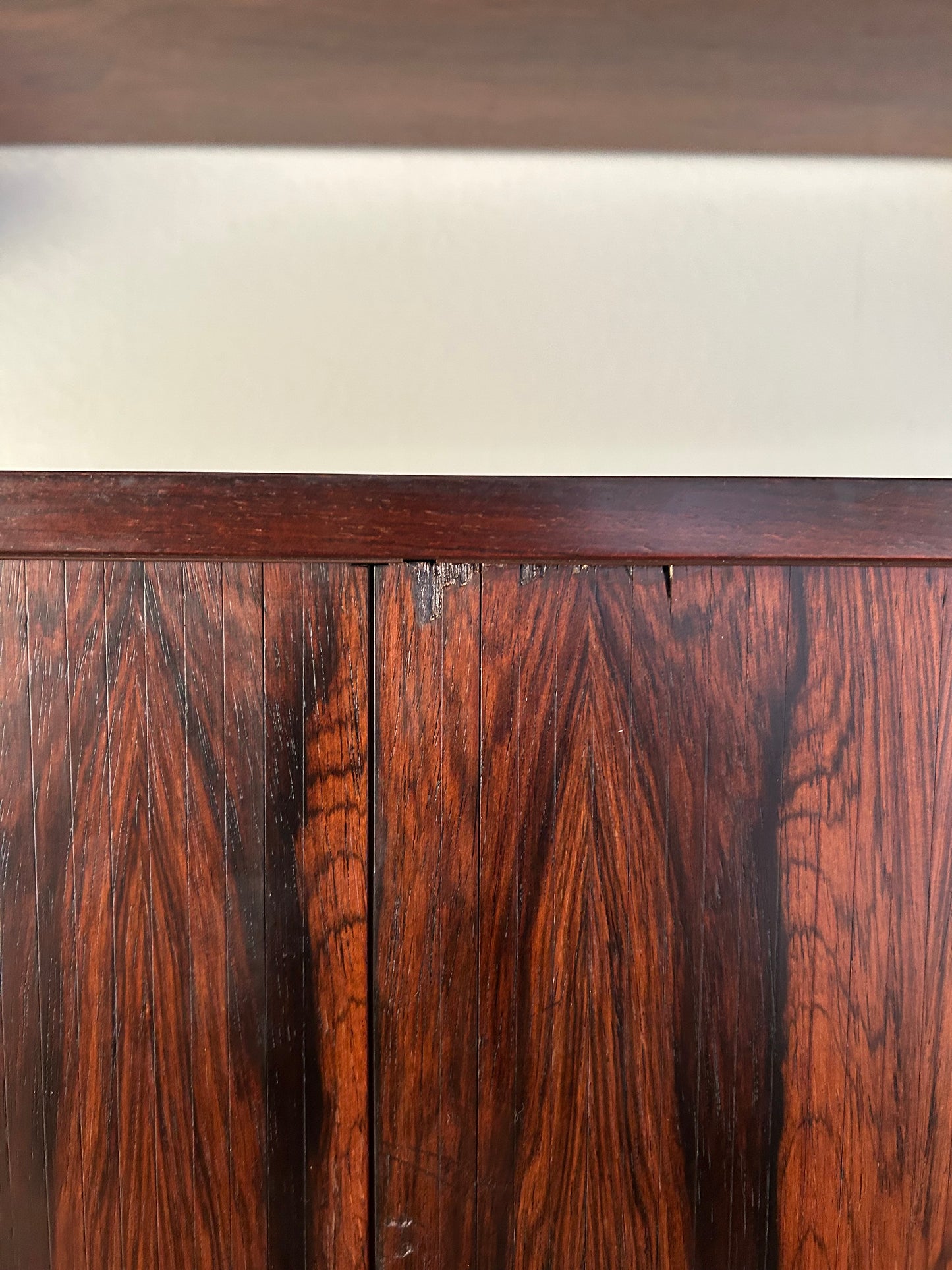 Rosewood 3 Bay Modular Wall Unit By Kai Kristiansen For Fm Møbler, Circa 1960s