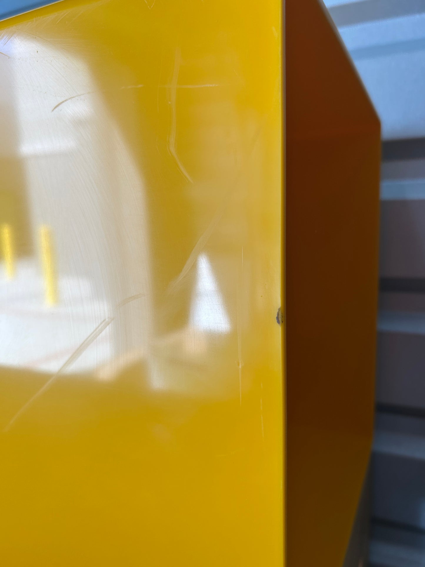 Vintage Yellow Modular Plastic Storage Cubes, Circa 1970s