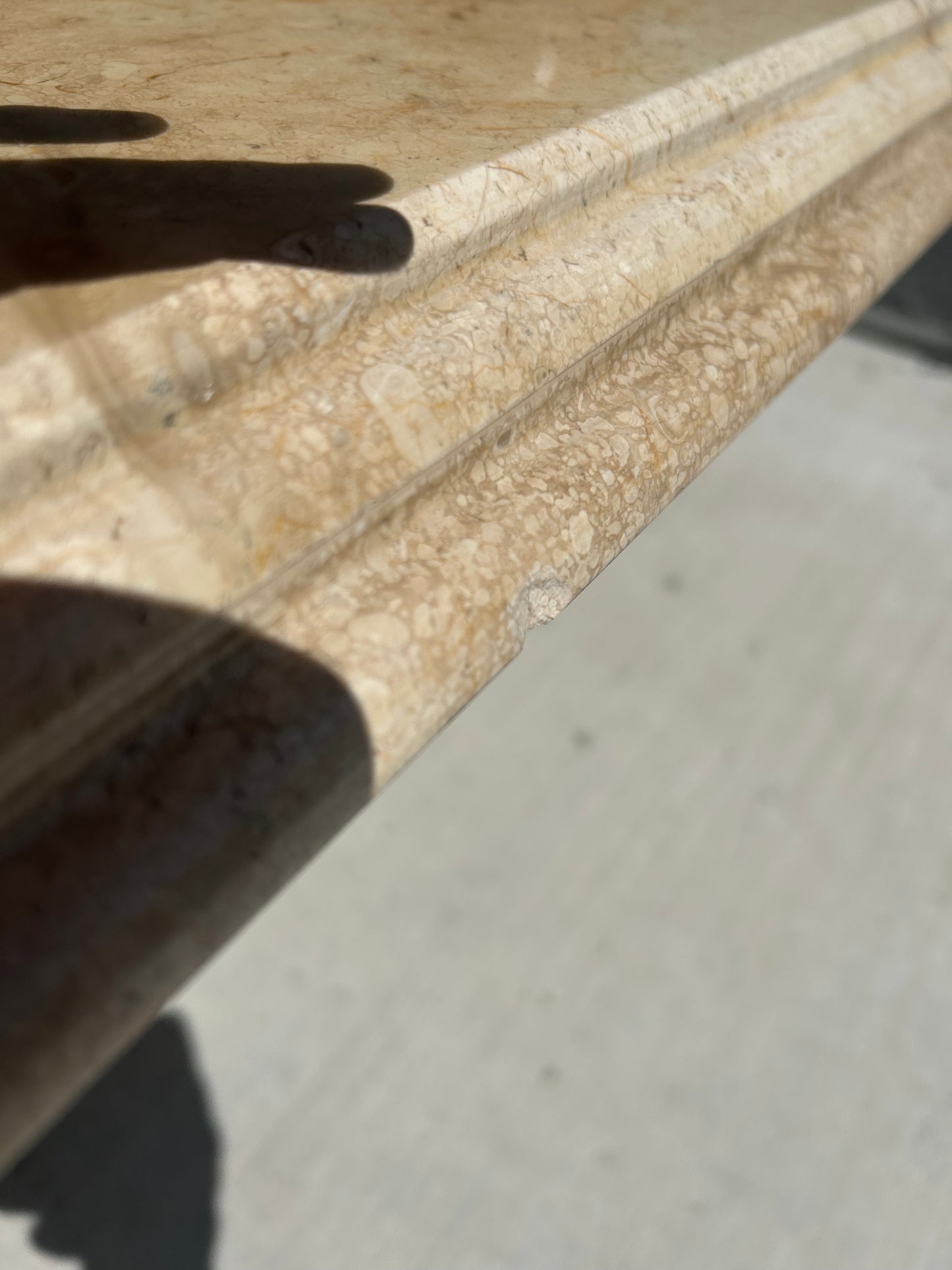 Post Modern Italian Marble Pedestal Coffee Table
