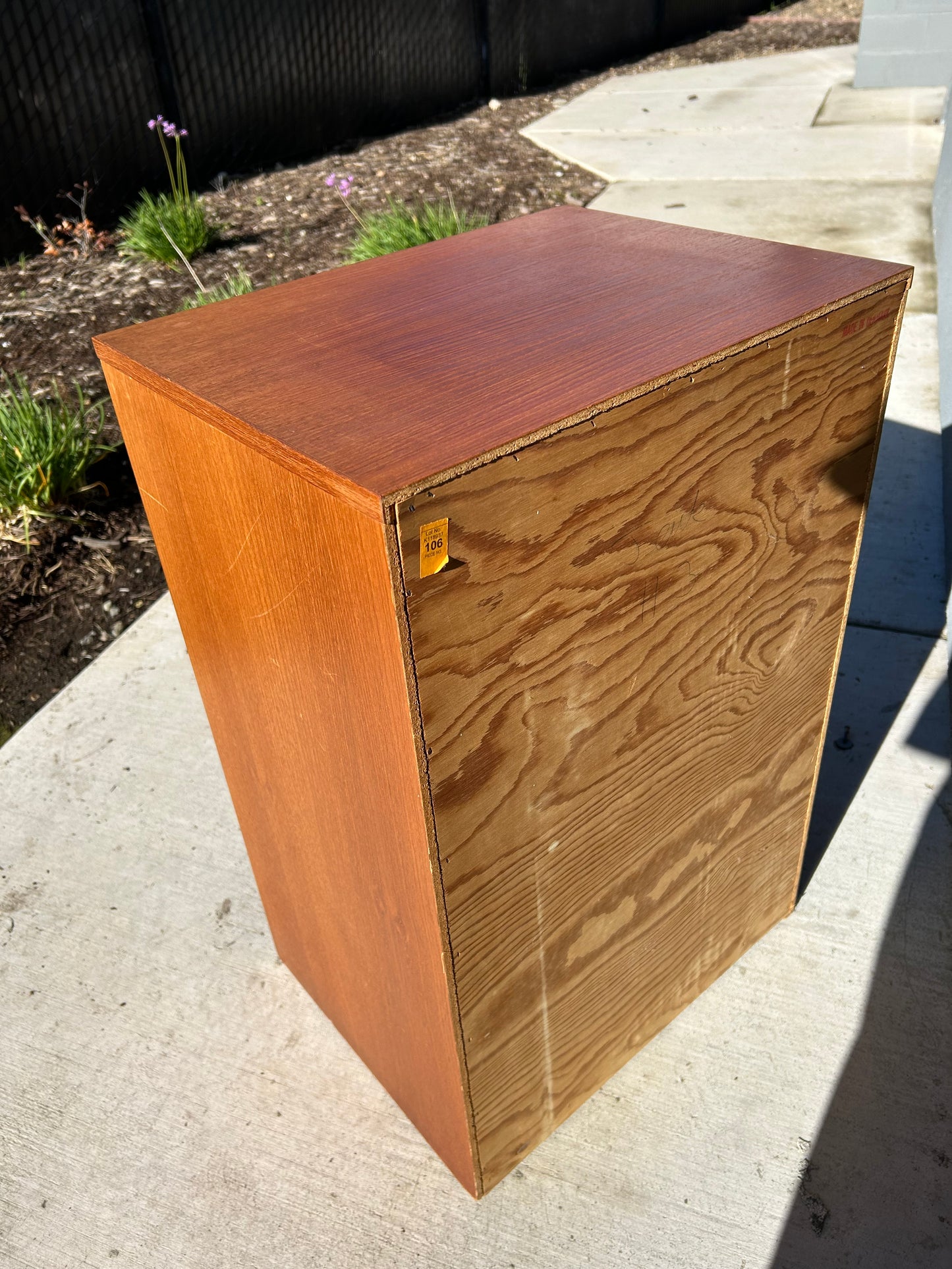 Danish Teak Tambour-Door Filing Cabinet, Circa 1960s
