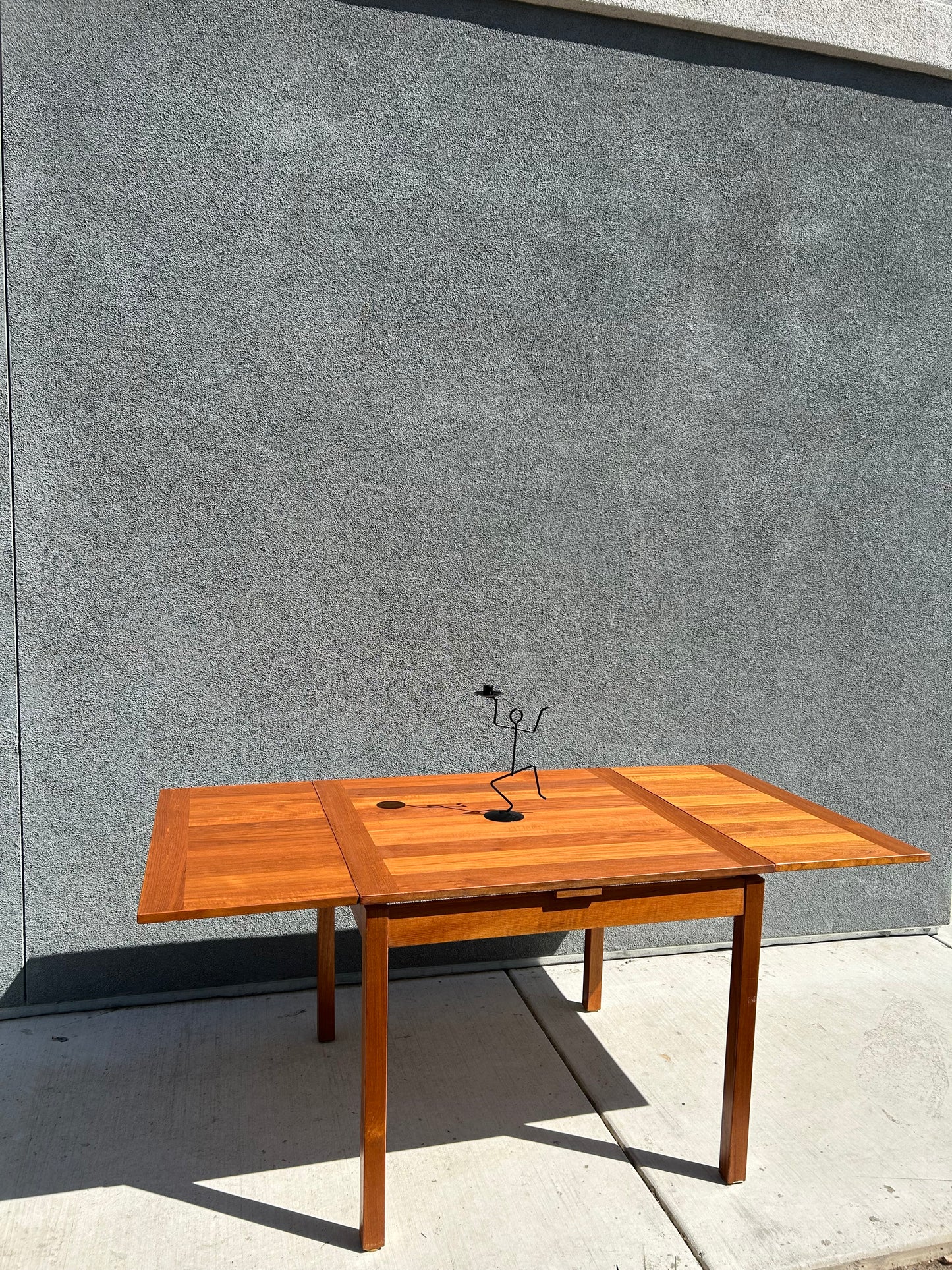 MCM Danish Teak Extendable Dining Table