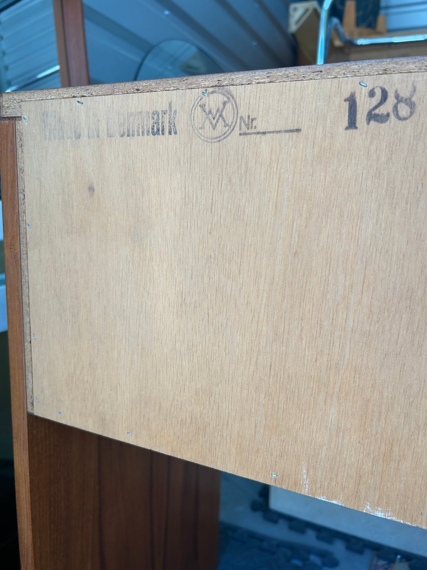 Mid Century Danish Modern Teak Vanity Desk by Arne Wahl Iversen of Vinde Mobelfabrik, Circa 1960s
