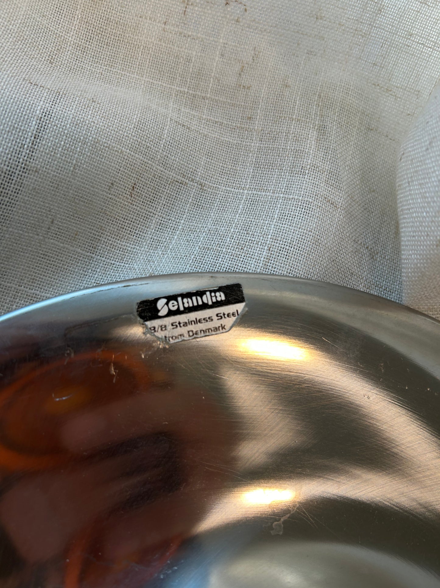 Selandia Stainless Steel/Rosewood Set - Platter, Butter Dish, Salt and Pepper Shakers