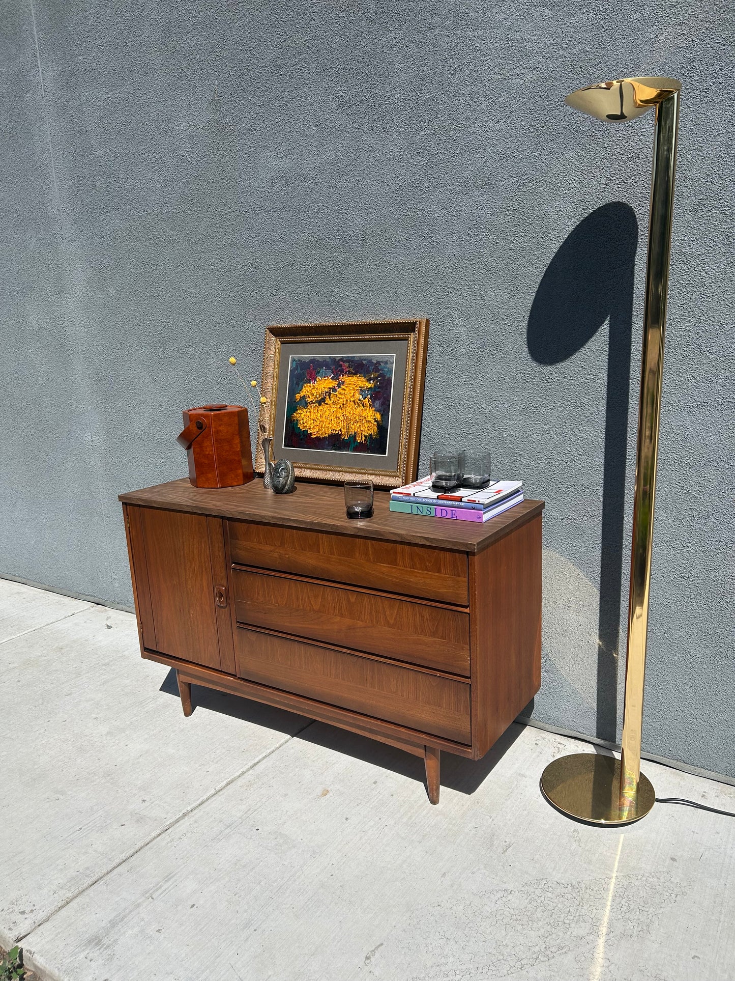 Danish Style Mid Century American Credenza Sideboard, Circa 1960s