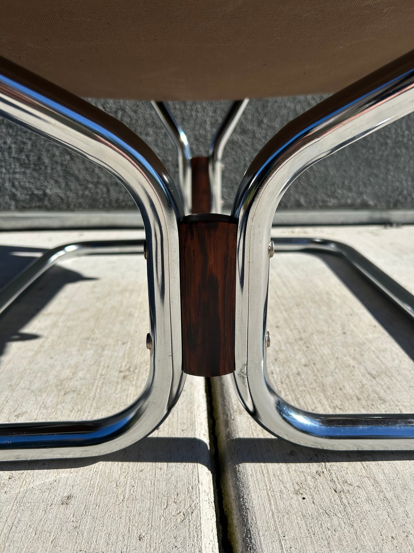 Mid Century Danish Modern Ingmar Relling Westnofa Brown Leather Lounge Chair, Circa 1960s