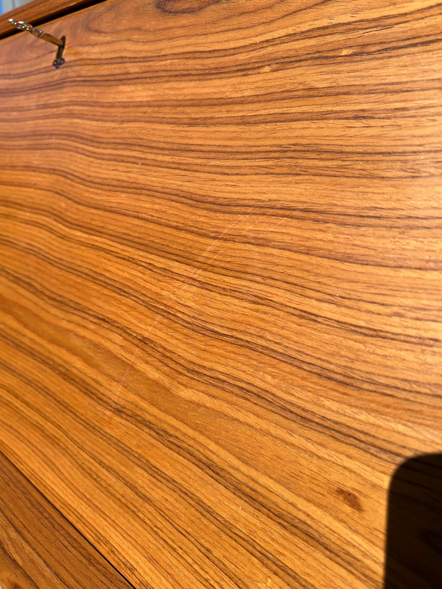 Midcentury Teak Secretary Desk by KF Mobler, Circa 1960s
