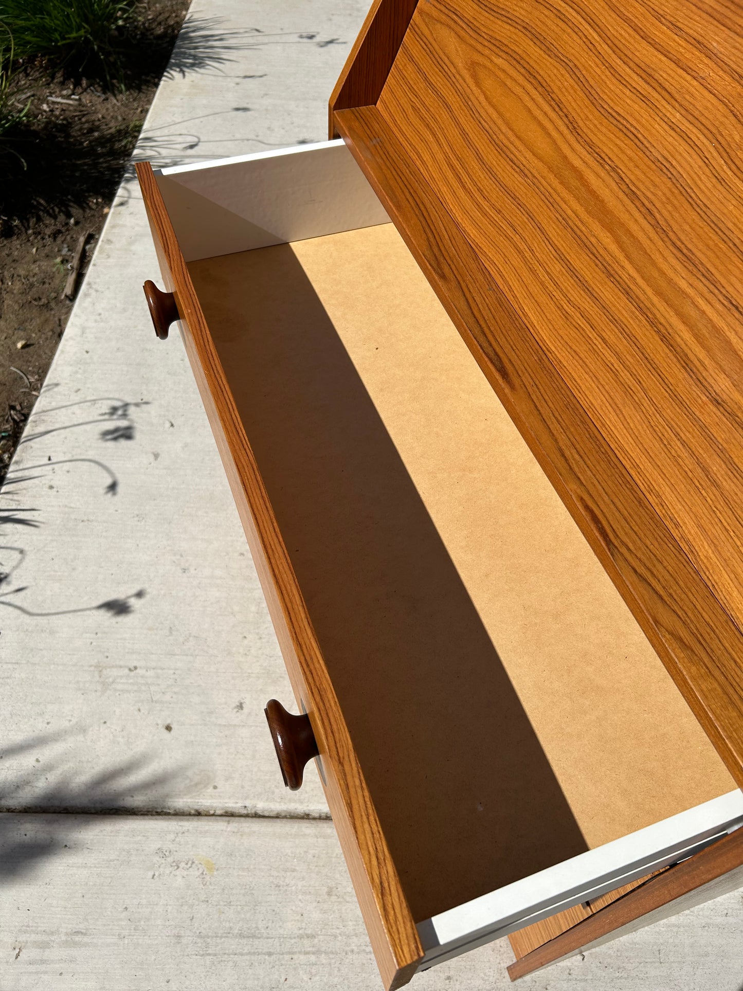 Midcentury Teak Secretary Desk by KF Mobler, Circa 1960s