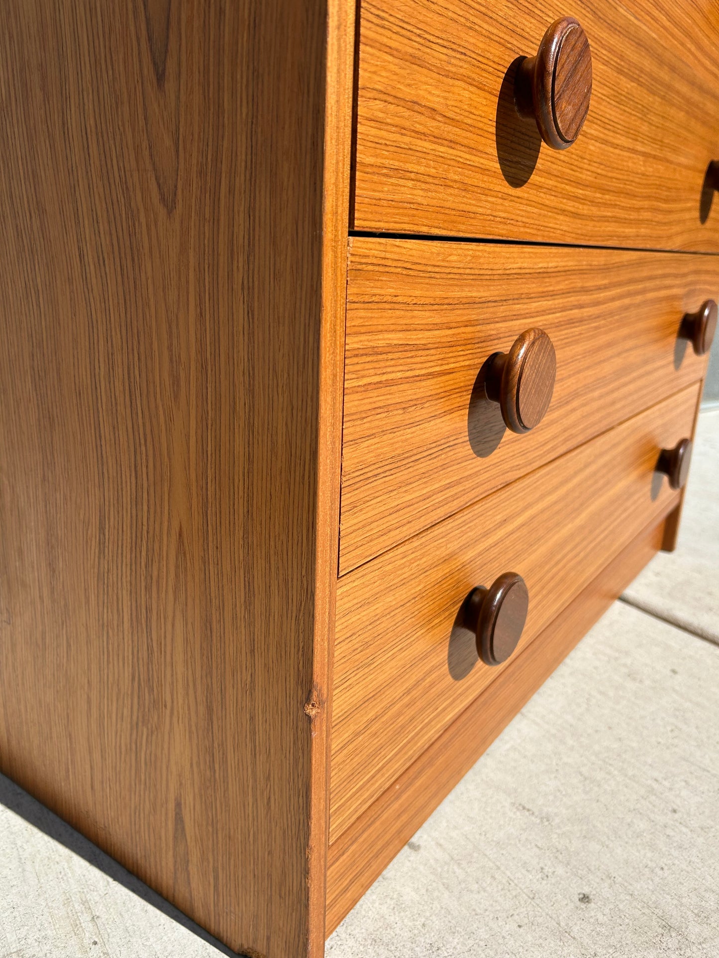Midcentury Teak Secretary Desk by KF Mobler, Circa 1960s