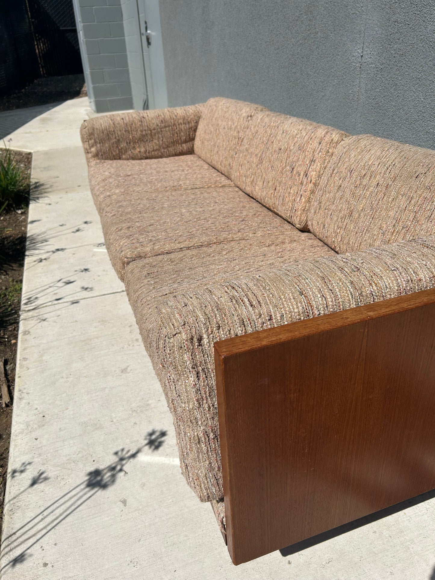 Rare Danish Teak Cased 3 Seater Sofa by Komfort, Circa 1960s