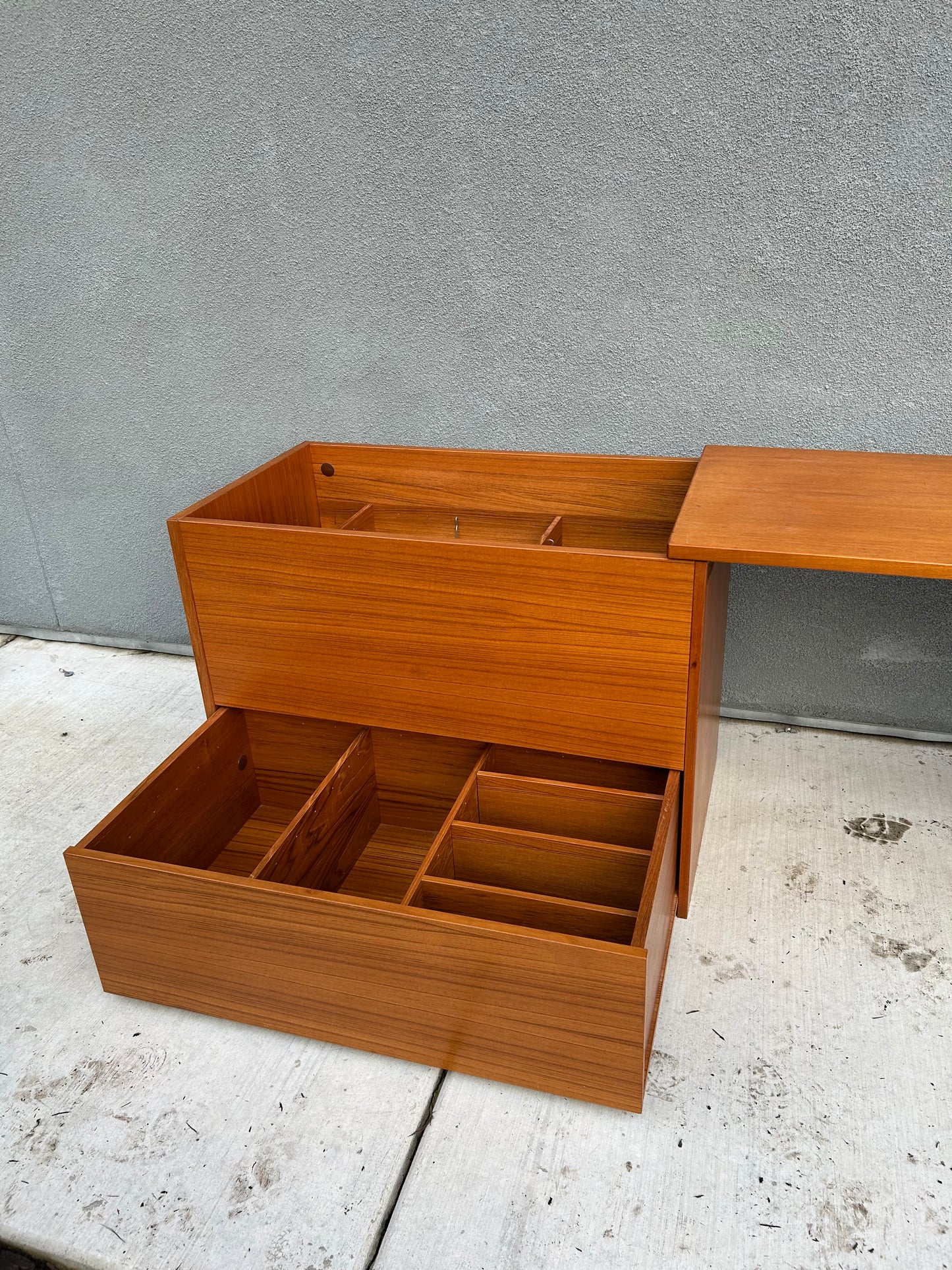 Danish Mid-Century Modern Desk by Mobelfabriken Trekanten Made in Denmark, Circa 1970s
