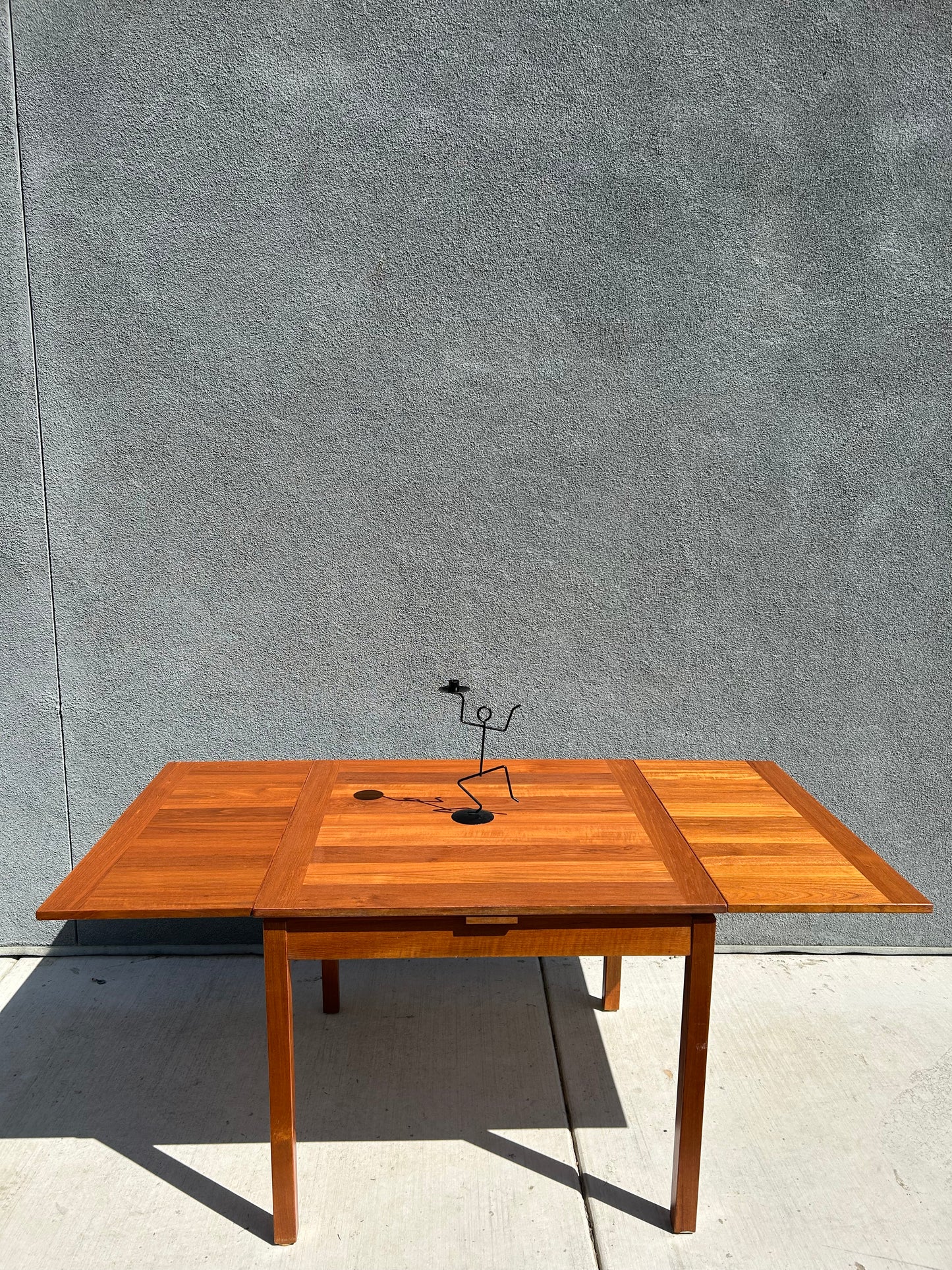 MCM Danish Teak Extendable Dining Table
