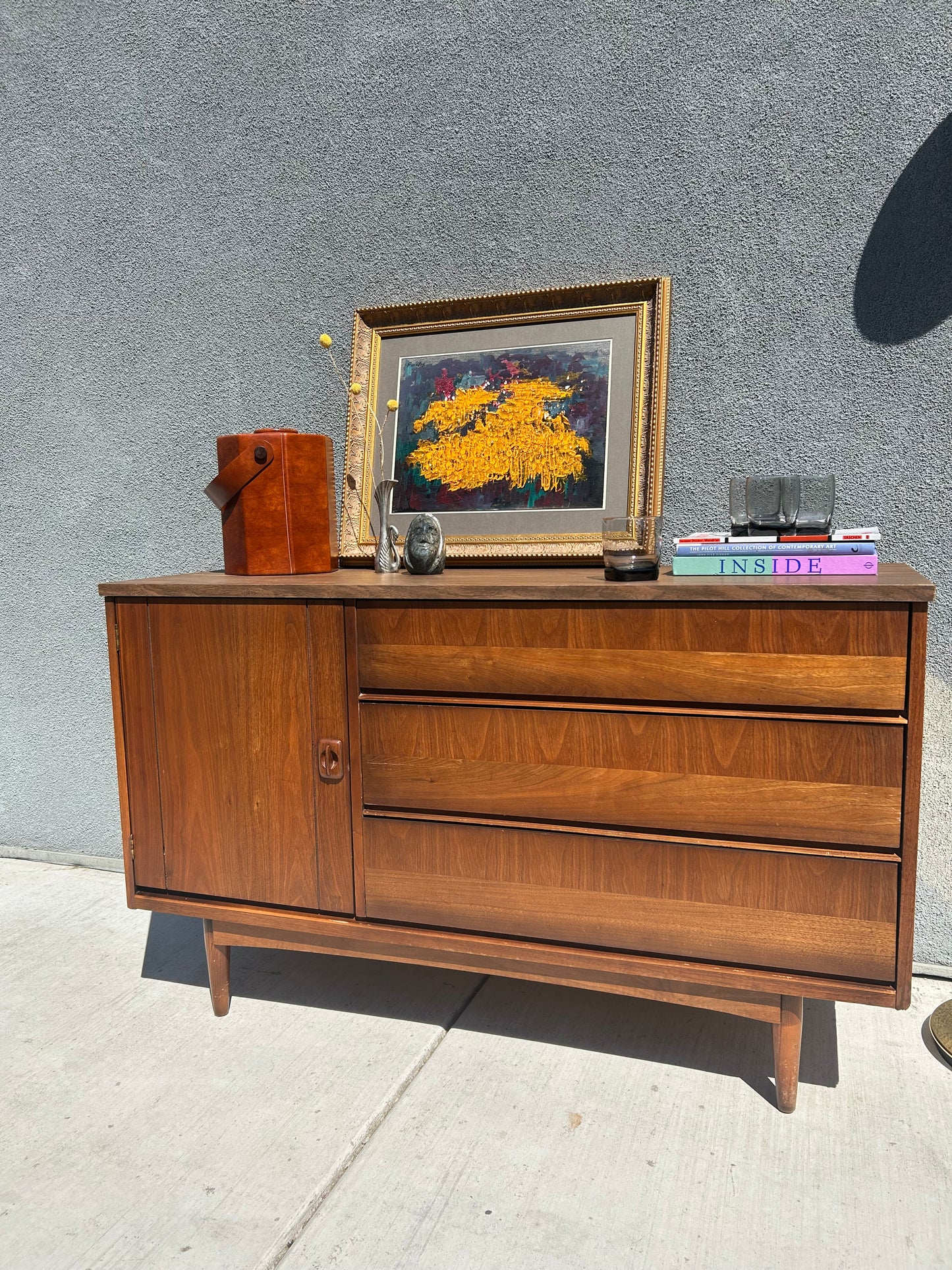 Danish Style Mid Century American Credenza Sideboard, Circa 1960s