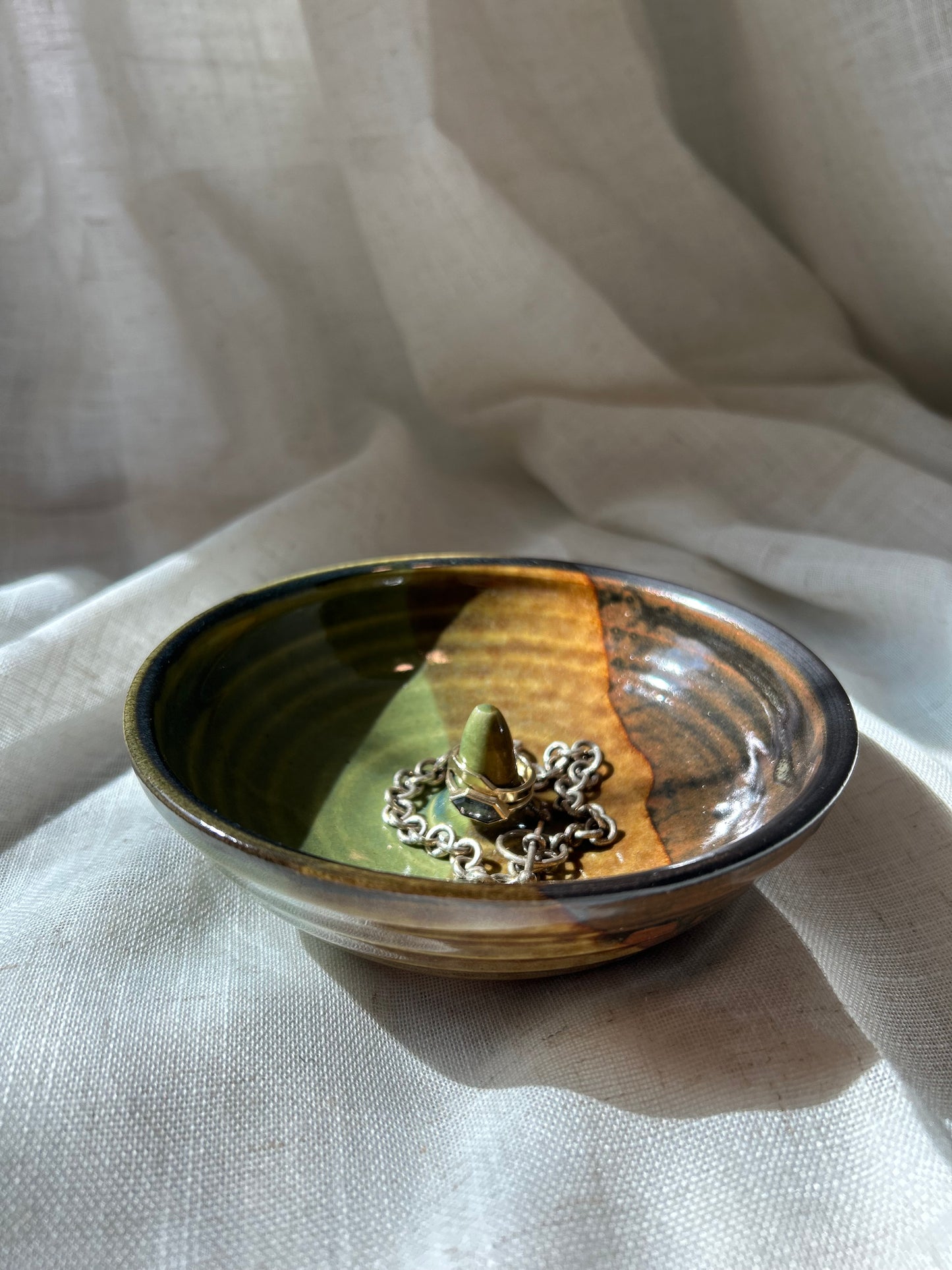 Handmade Ceramic Ring Jewelry Dish