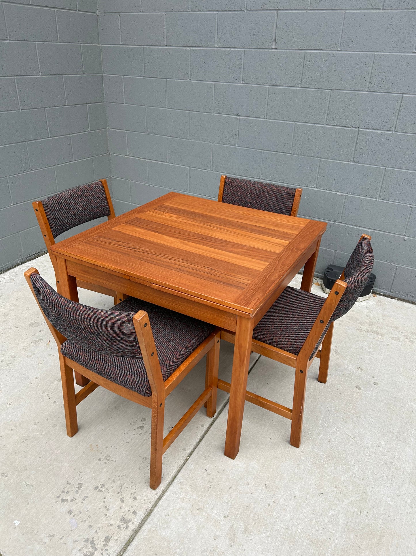 Danish Teak Petite Expandable Dining Table