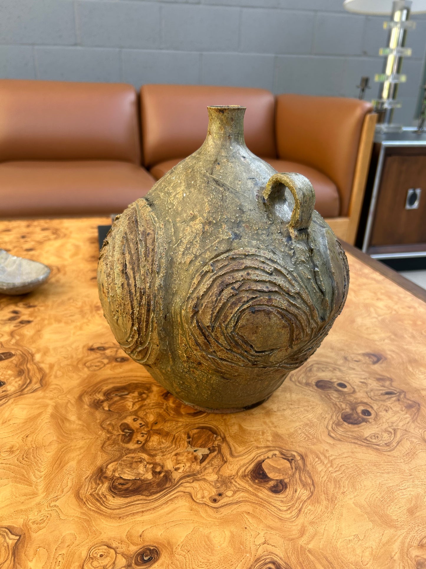 Handmade Vintage Jug Vessel, Signed by Artist