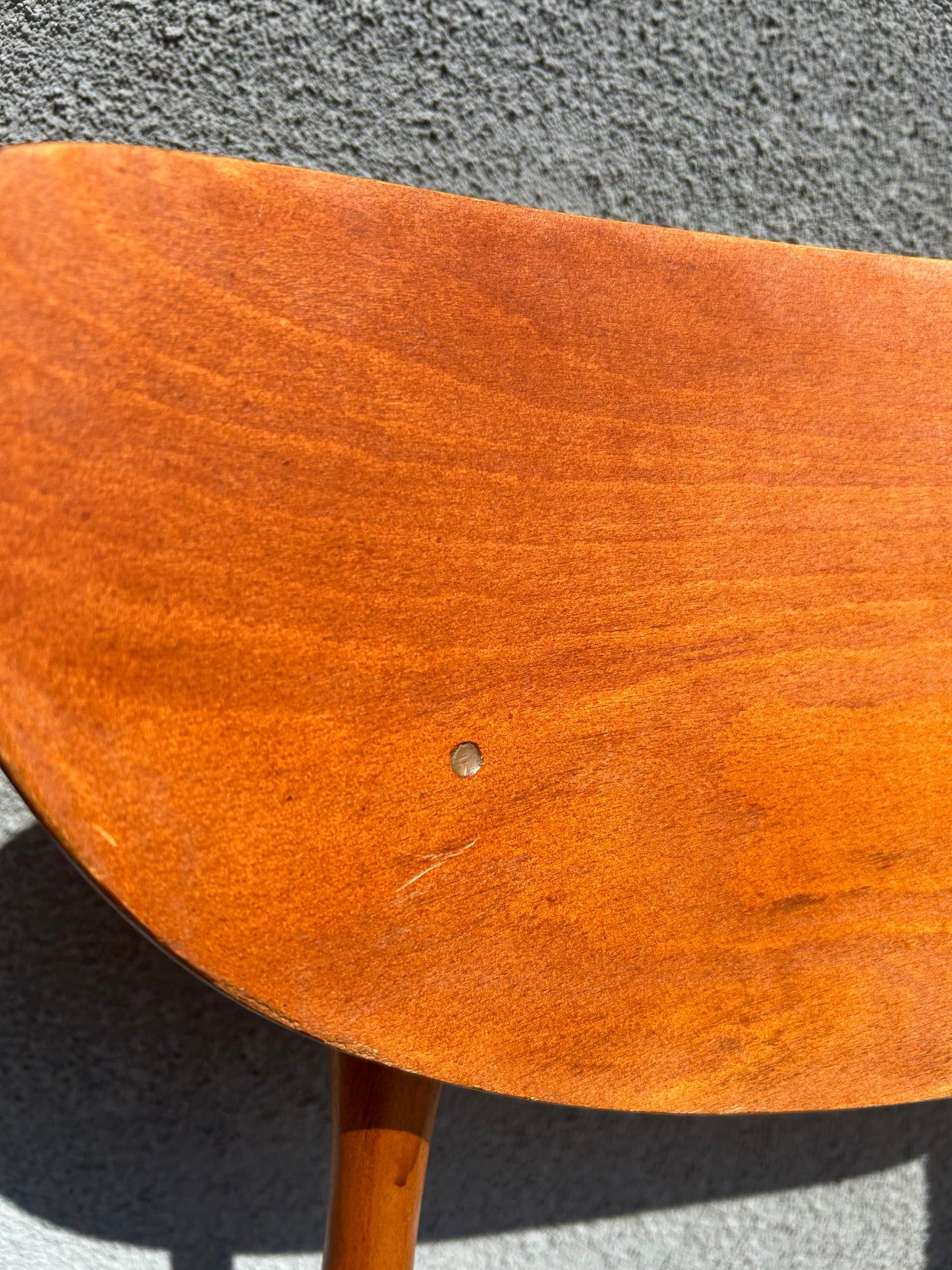 Vintage Mid Century Modern Sculptural Teak Wood Dining Chairs - Set of 4